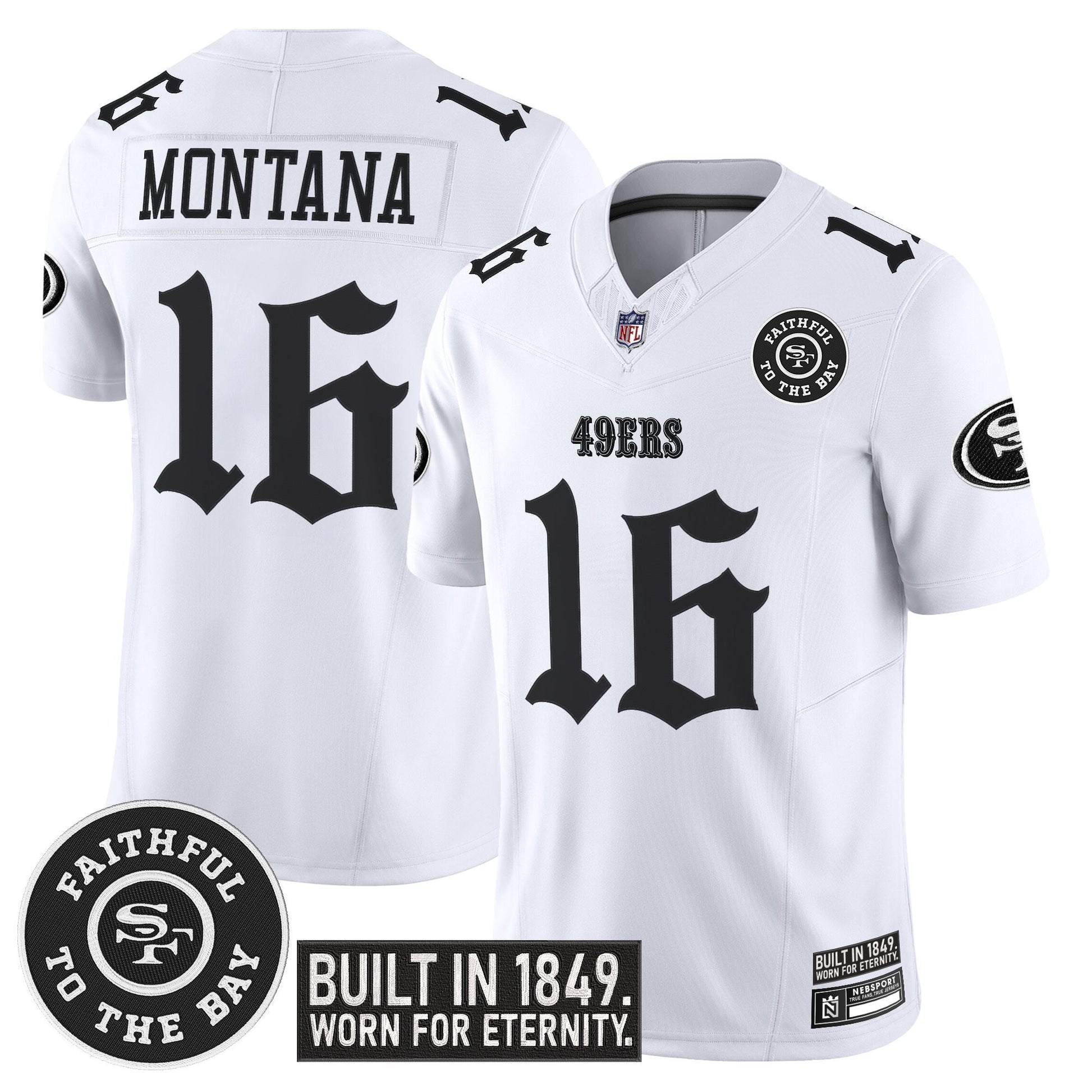 Men's San Francisco 49ers 'Fog City Gothic Edition' Vapor Limited Jersey - All Stitched