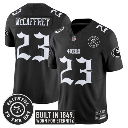 Men's San Francisco 49ers 'Fog City Gothic Edition' Vapor Limited Jersey - All Stitched