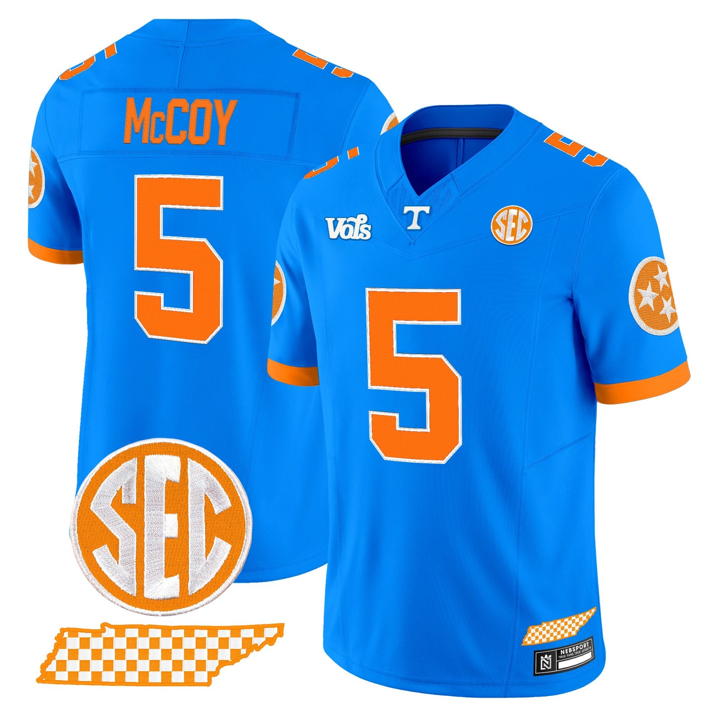 Tennessee Volunteers 'Blue Blaze Edition' Vapor Limited Jersey - All Stitched