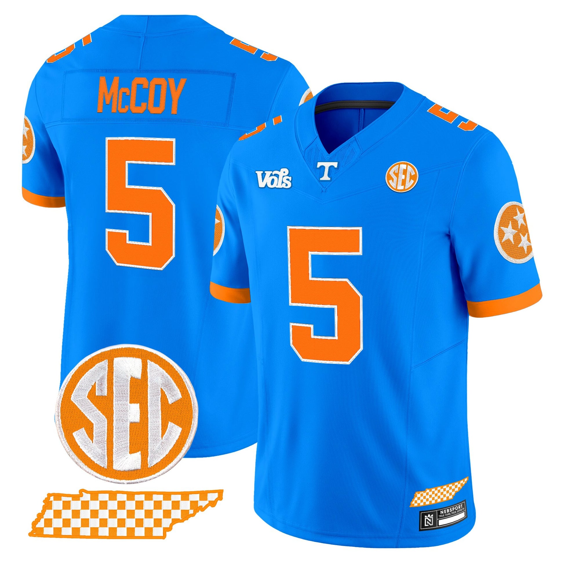 Tennessee Volunteers 'Blue Blaze Edition' Vapor Limited Jersey - All Stitched
