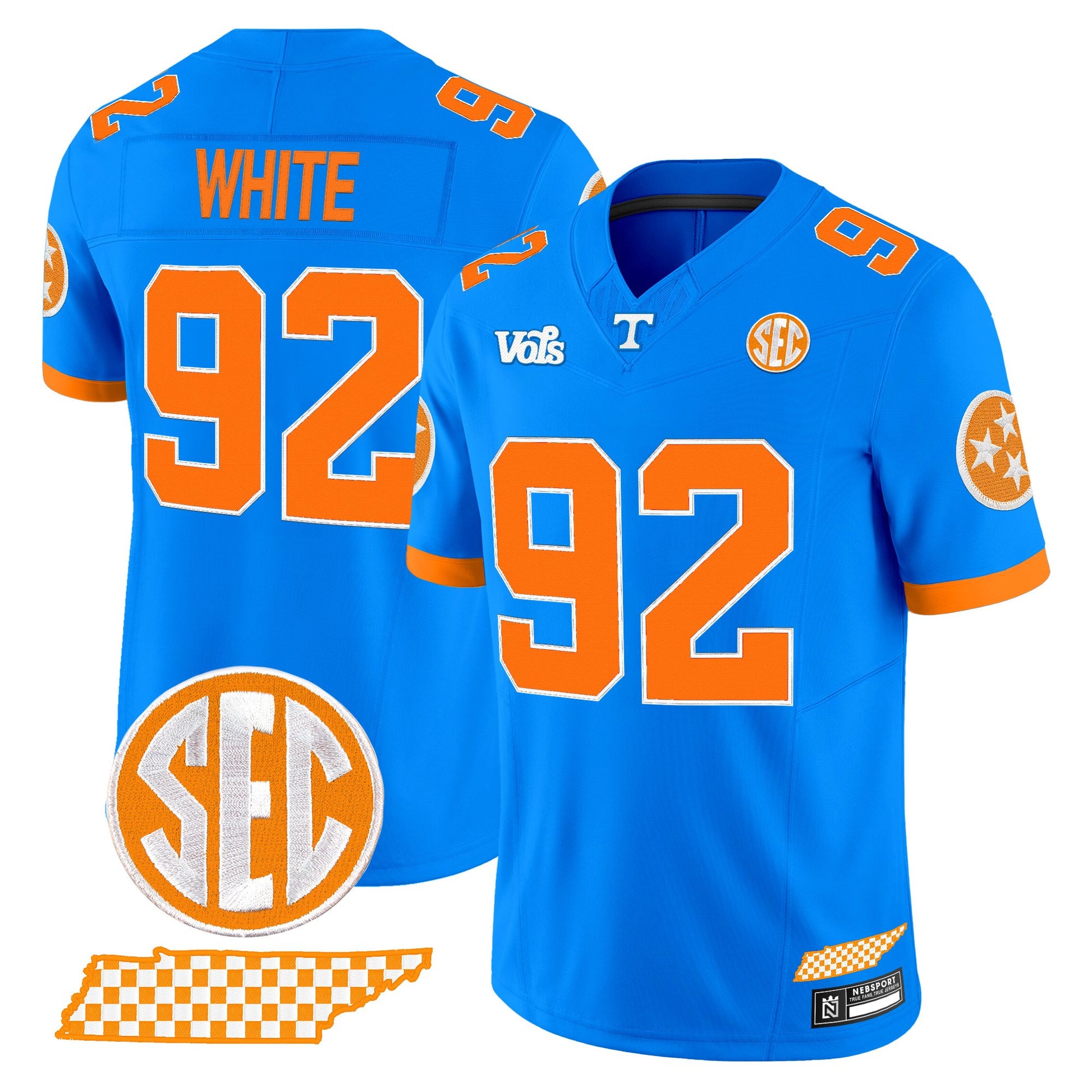 Tennessee Volunteers 'Blue Blaze Edition' Vapor Limited Jersey - All Stitched
