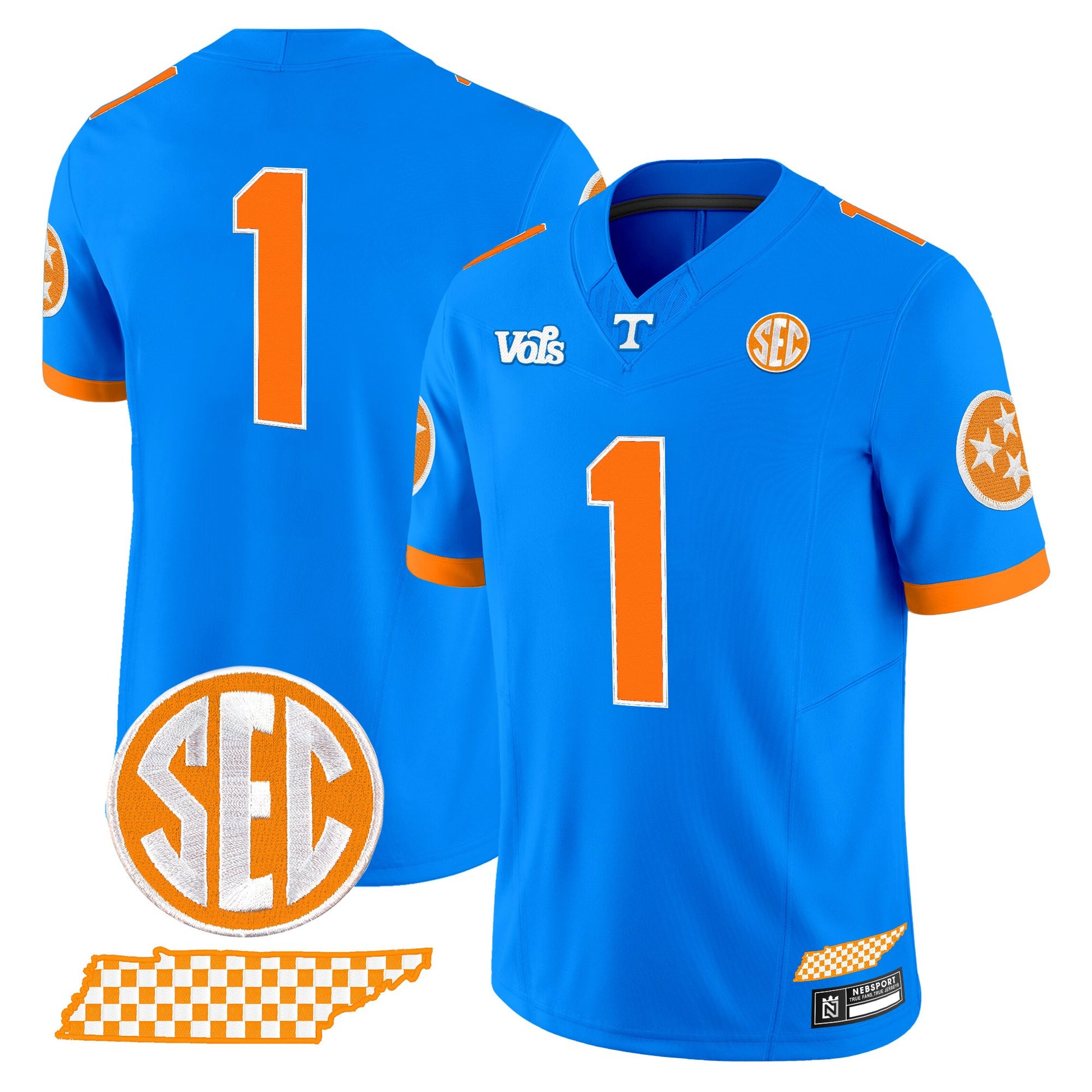 Tennessee Volunteers 'Blue Blaze Edition' Vapor Limited Jersey - All Stitched