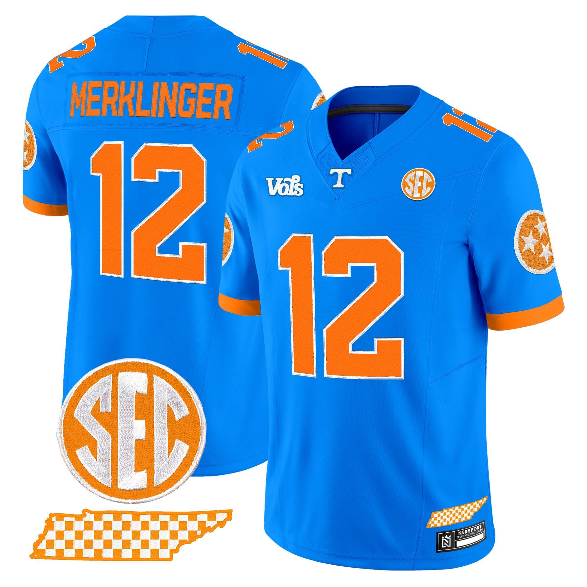 Tennessee Volunteers 'Blue Blaze Edition' Vapor Limited Jersey - All Stitched