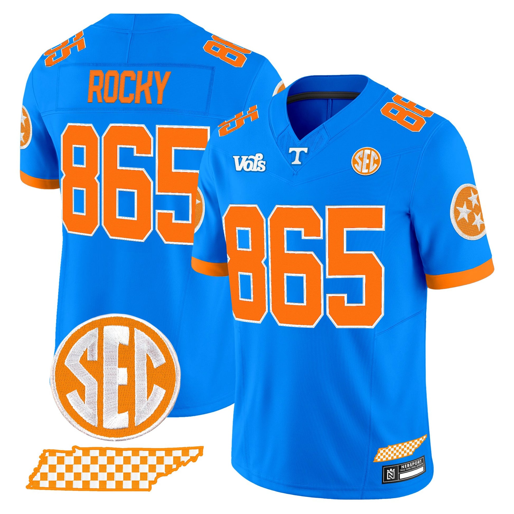Tennessee Volunteers 'Blue Blaze Edition' Vapor Limited Jersey - All Stitched