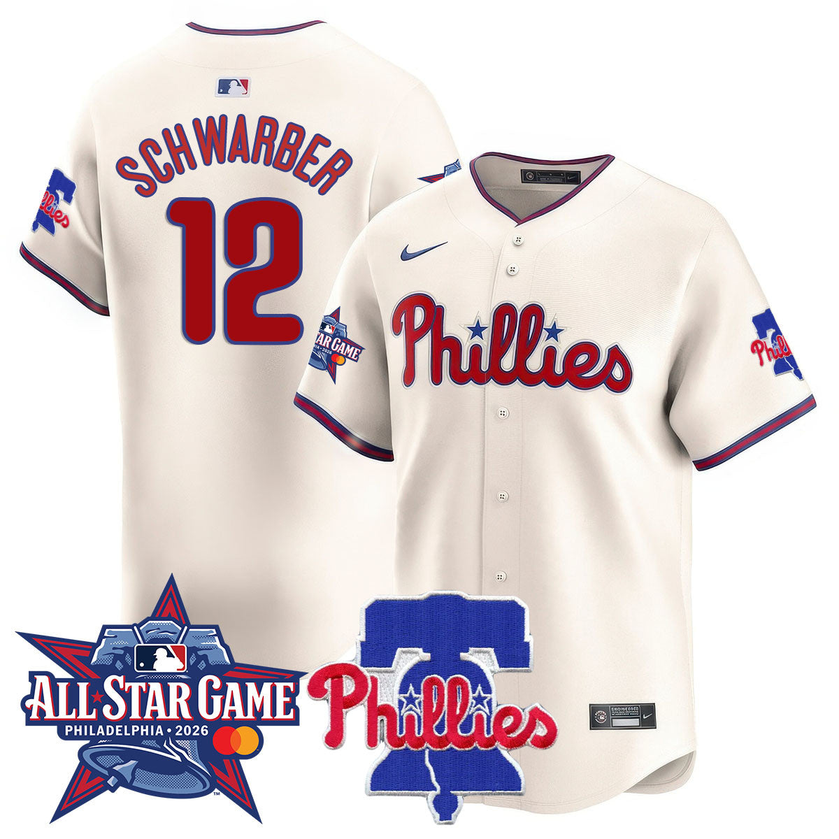 Men's Philadelphia Phillies 2026 MLB All-Star Jersey - All Stitched