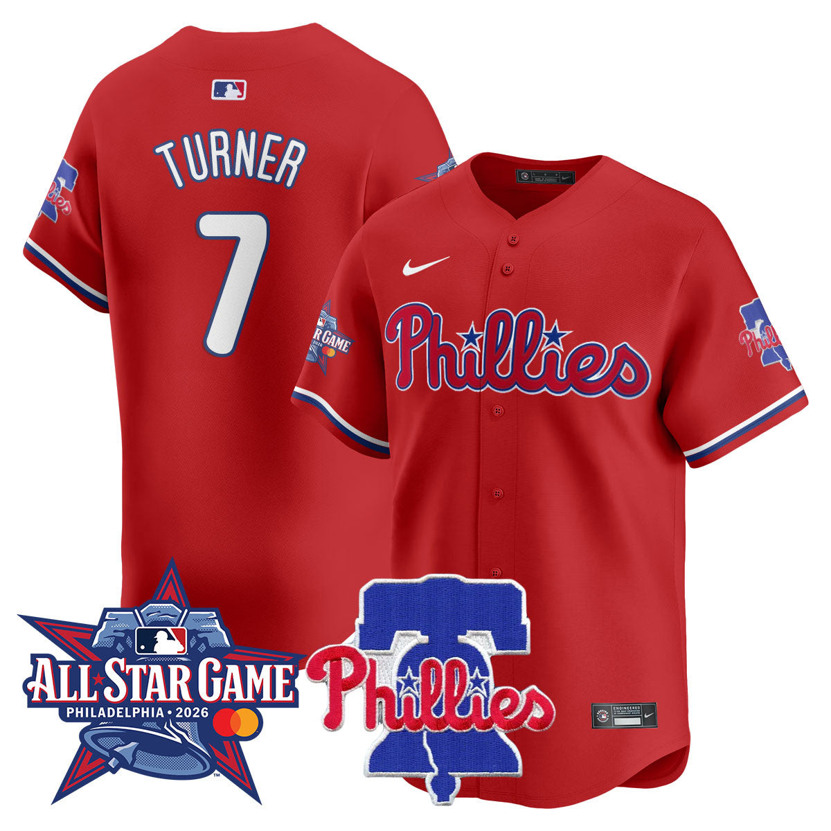 Men's Philadelphia Phillies 2026 MLB All-Star Jersey - All Stitched