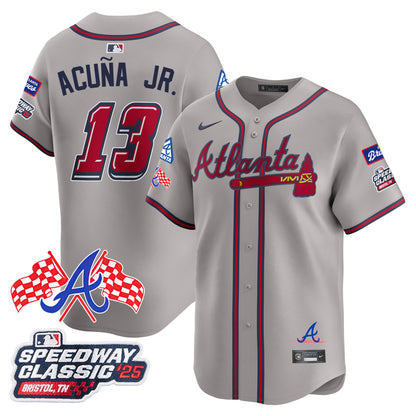 Atlanta Braves 2025 Speedway Classic Limited Jersey V1 - All Stitched