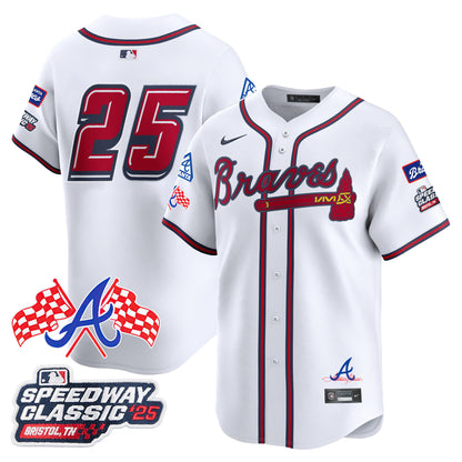 Atlanta Braves 2025 Speedway Classic Limited Jersey V1 - All Stitched