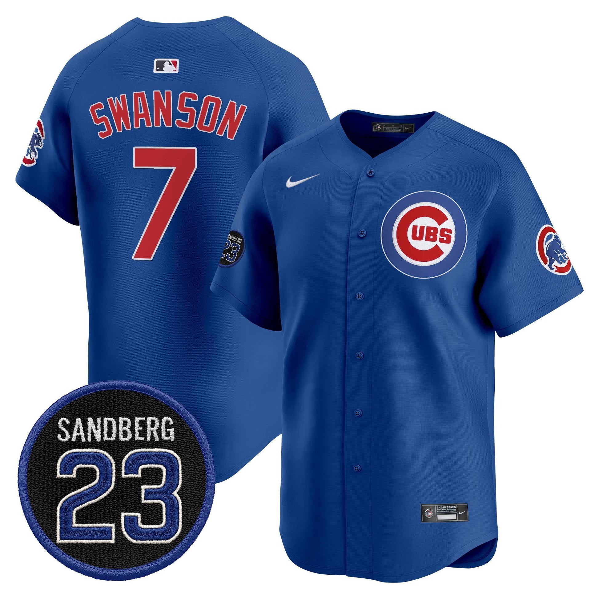 Men's Chicago Cubs 'Ryne Sandberg Tribute' Vapor Premier Limited Jersey V2 - All Stitched