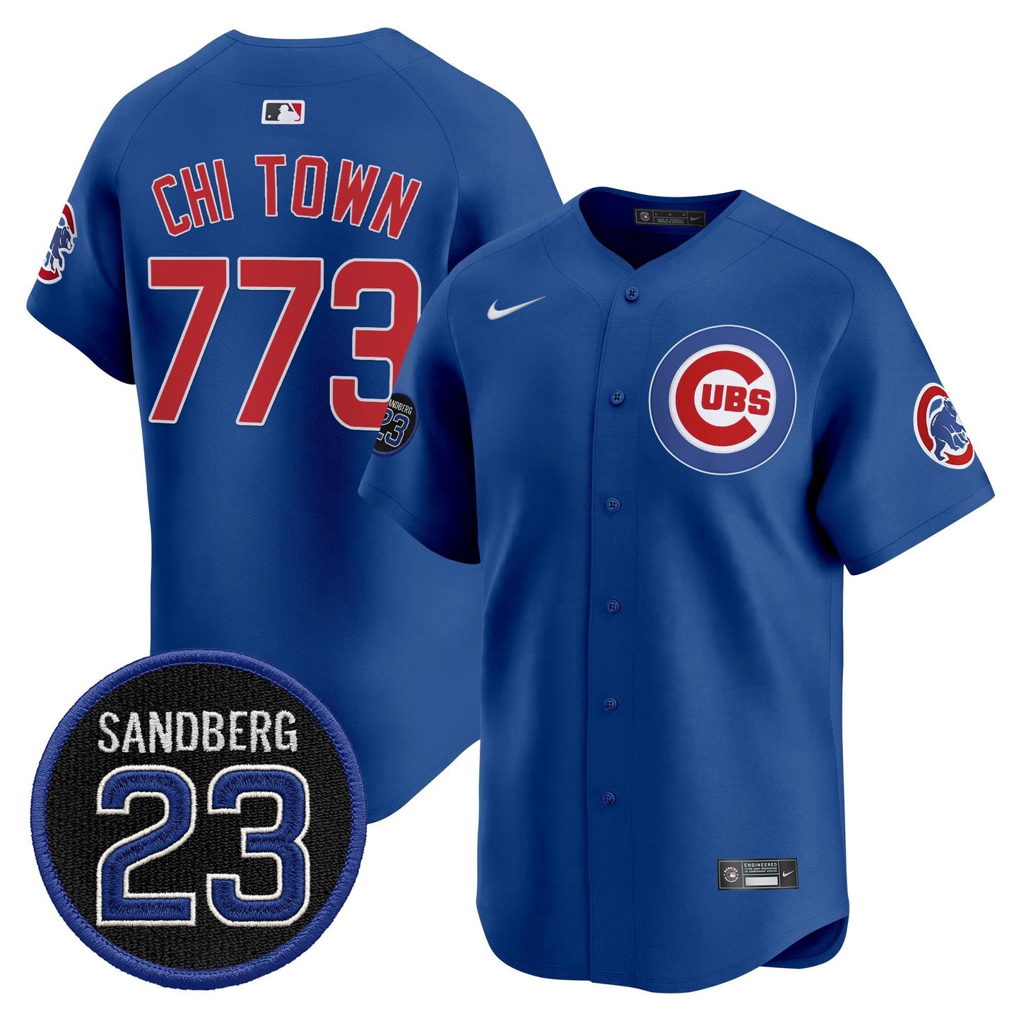 Men's Chicago Cubs 'Ryne Sandberg Tribute' Vapor Premier Limited Jersey V2 - All Stitched