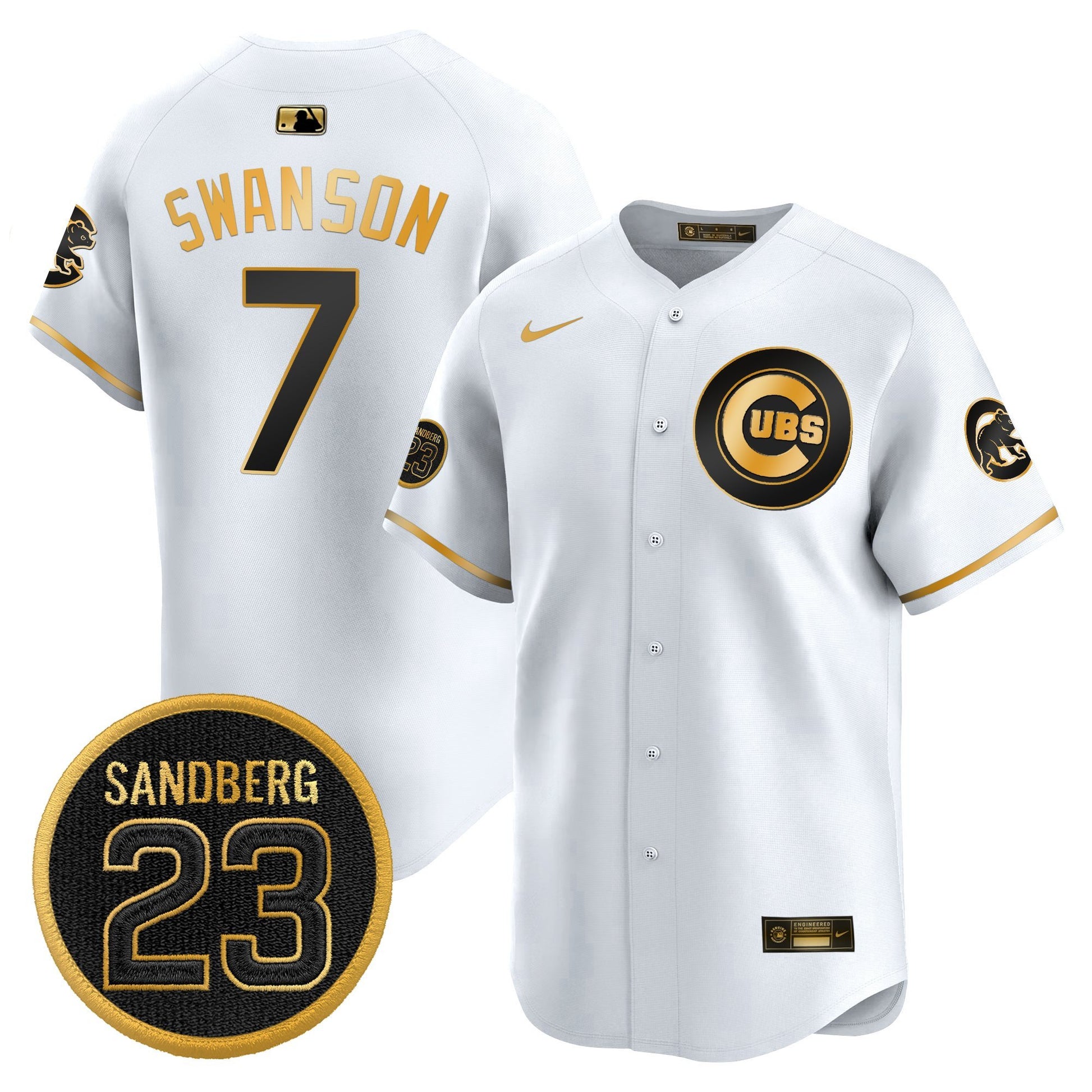 Men's Chicago Cubs 'Ryne Sandberg Tribute' Vapor Premier Limited Jersey V2 - All Stitched