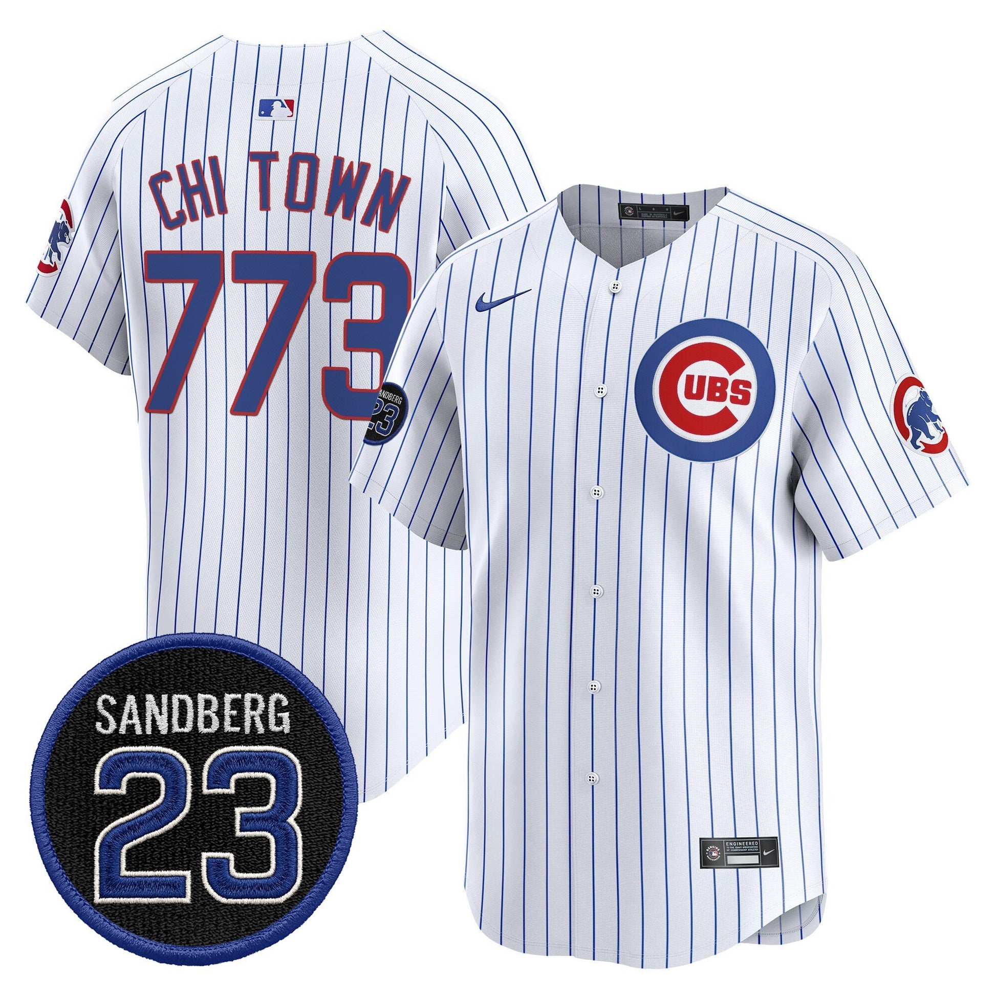Men's Chicago Cubs 'Ryne Sandberg Tribute' Vapor Premier Limited Jersey V2 - All Stitched