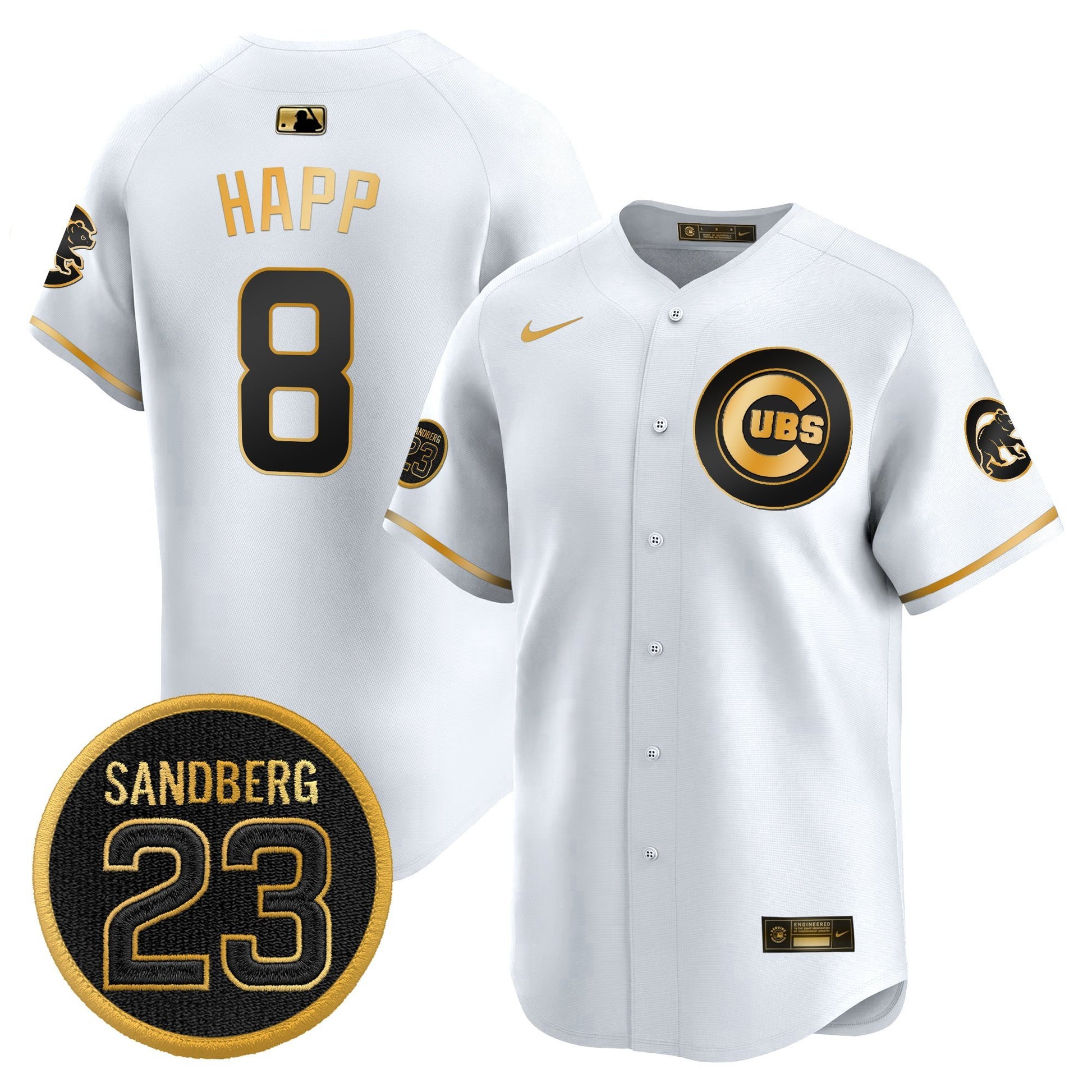 Men's Chicago Cubs 'Ryne Sandberg Tribute' Vapor Premier Limited Jersey V2 - All Stitched