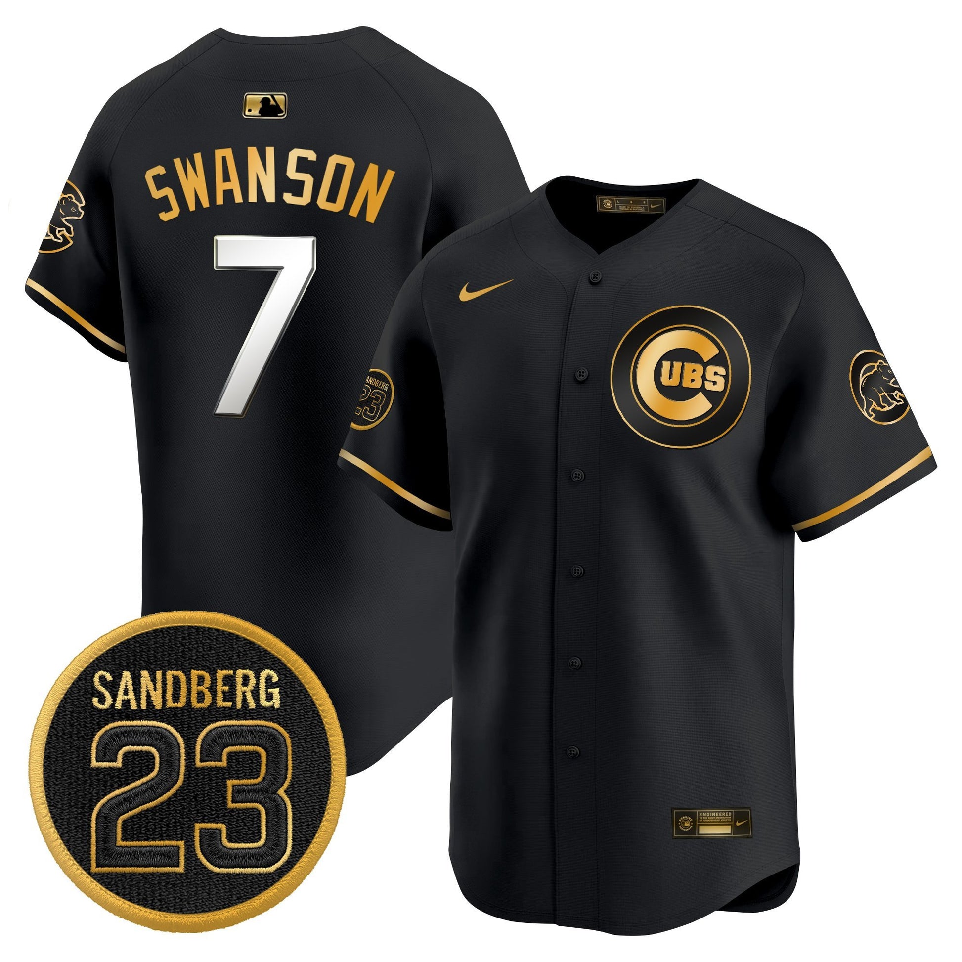Men's Chicago Cubs 'Ryne Sandberg Tribute' Vapor Premier Limited Jersey V2 - All Stitched