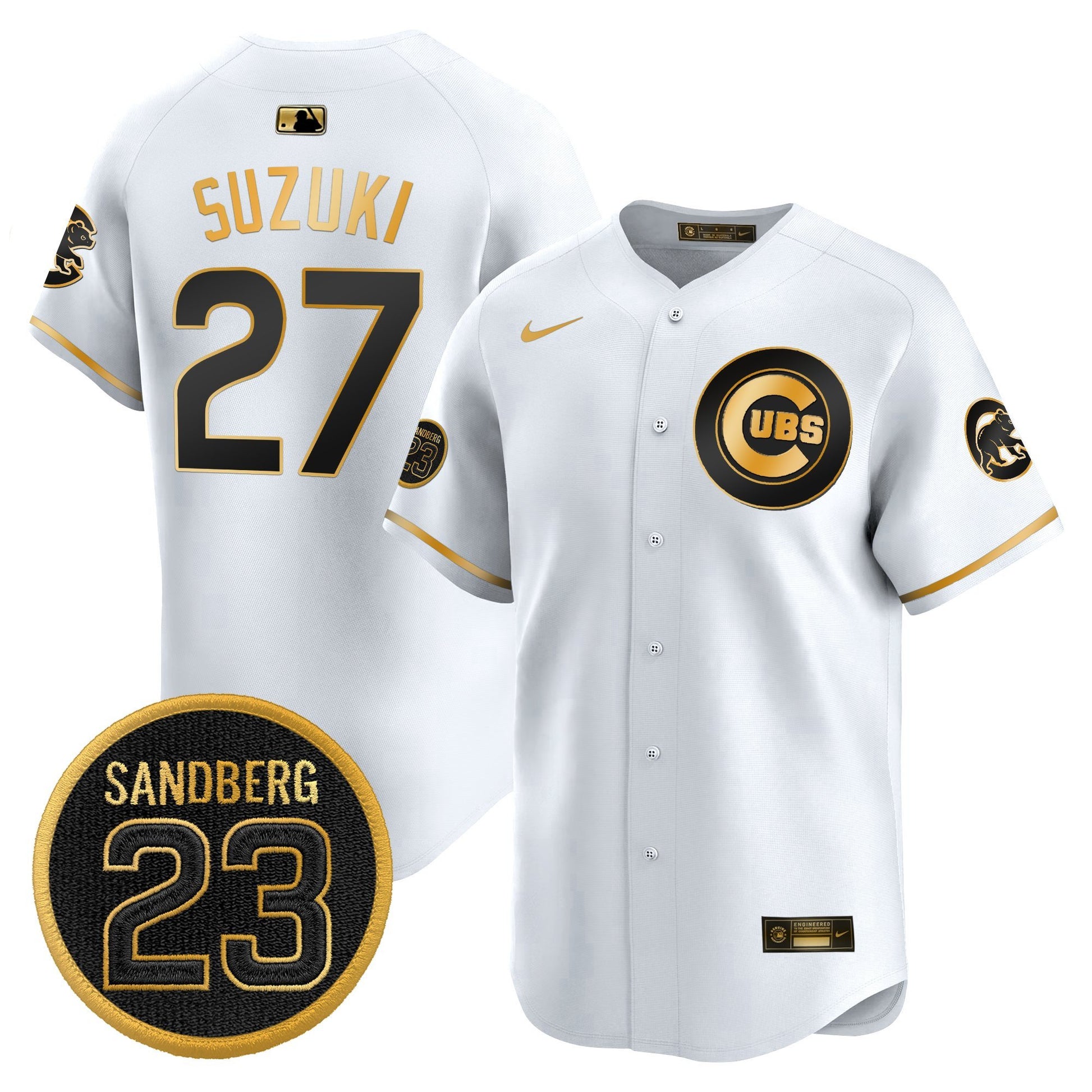 Men's Chicago Cubs 'Ryne Sandberg Tribute' Vapor Premier Limited Jersey V2 - All Stitched