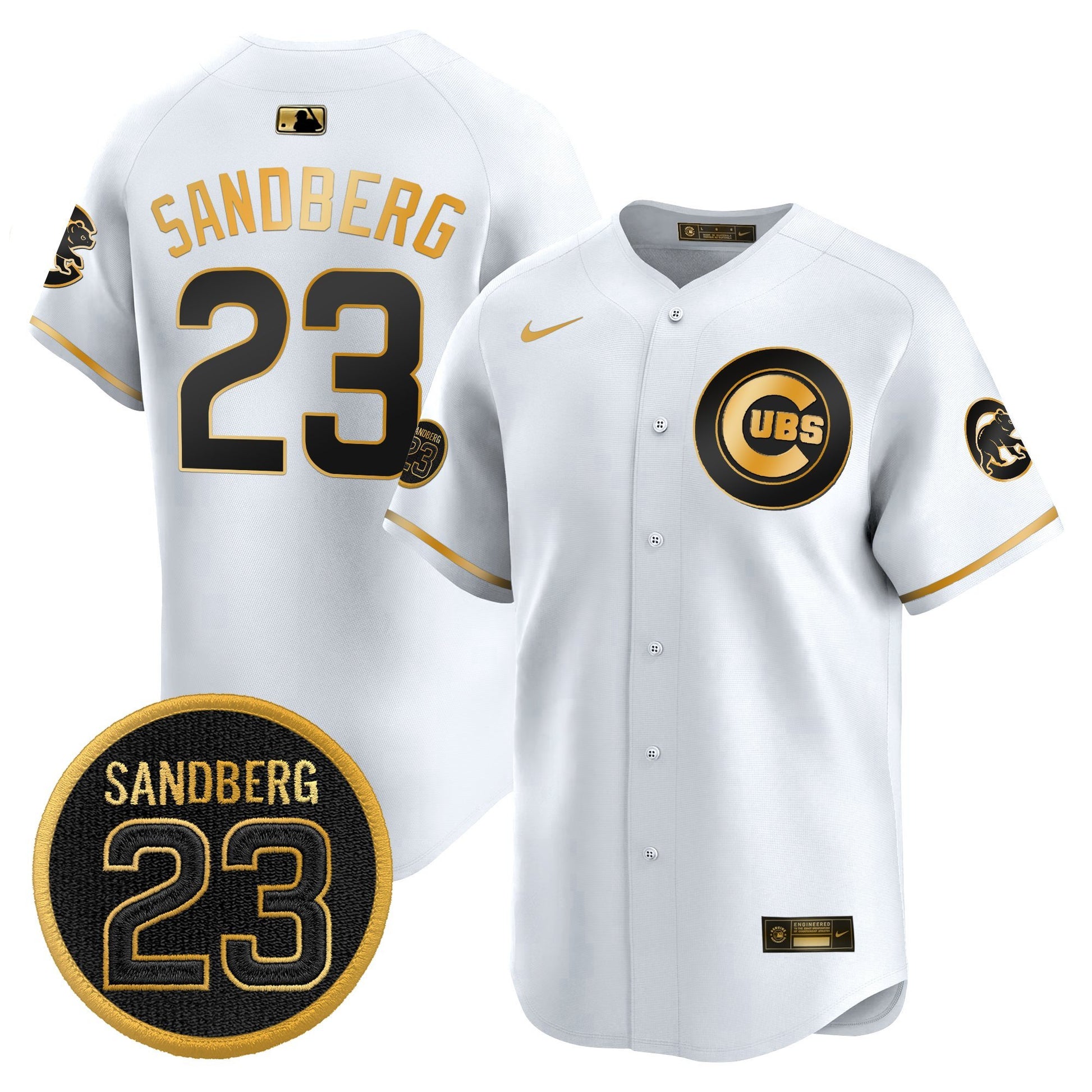 Men's Chicago Cubs 'Ryne Sandberg Tribute' Vapor Premier Limited Jersey V2 - All Stitched