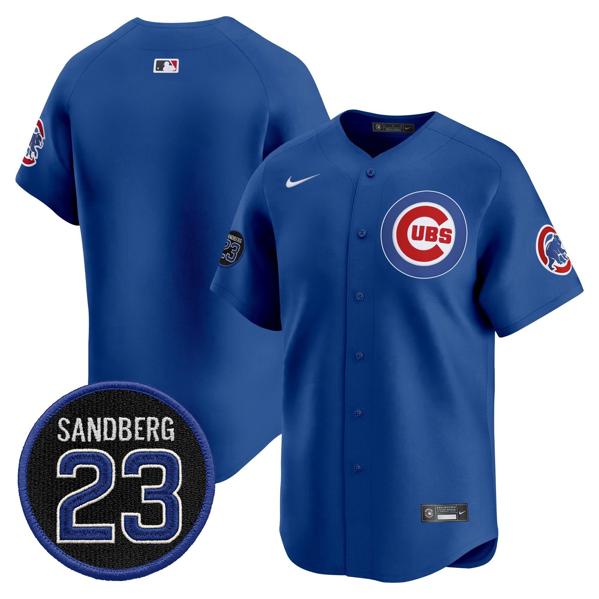 Men's Chicago Cubs 'Ryne Sandberg Tribute' Vapor Premier Limited Jersey V2 - All Stitched