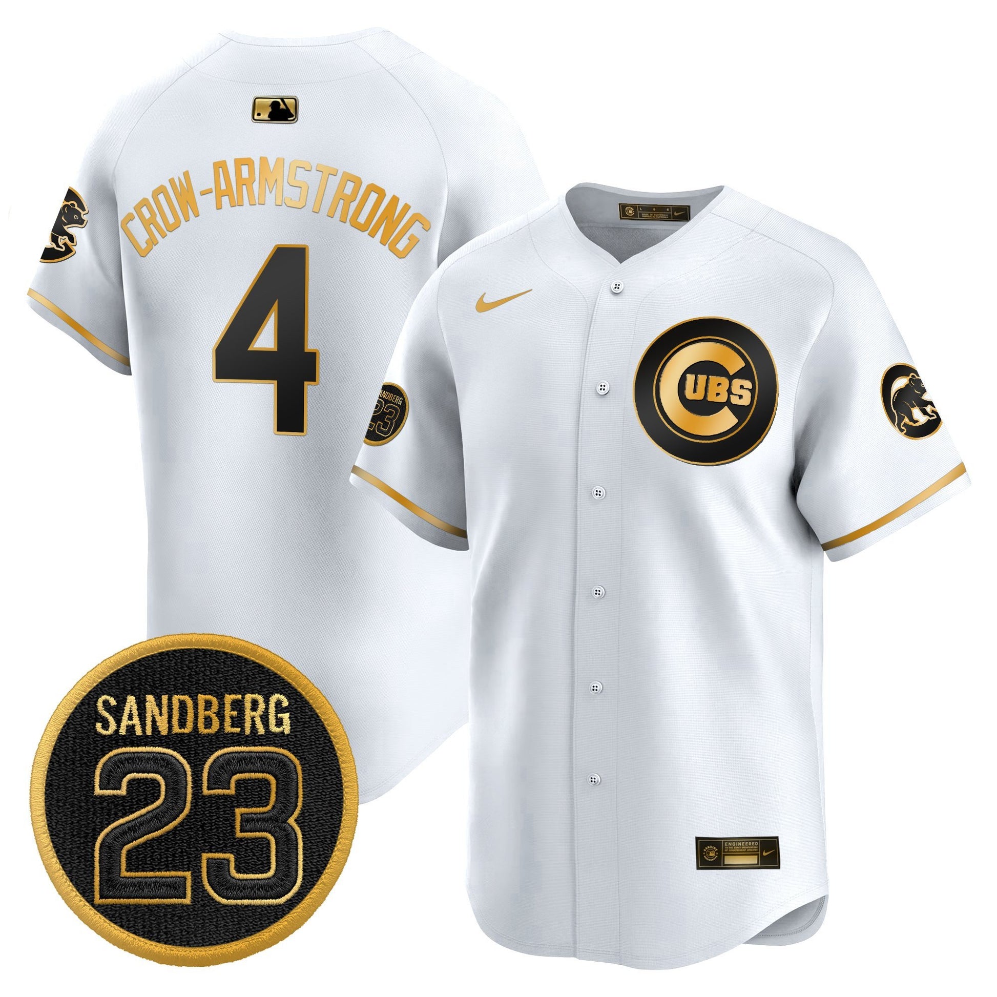 Men's Chicago Cubs 'Ryne Sandberg Tribute' Vapor Premier Limited Jersey V2 - All Stitched