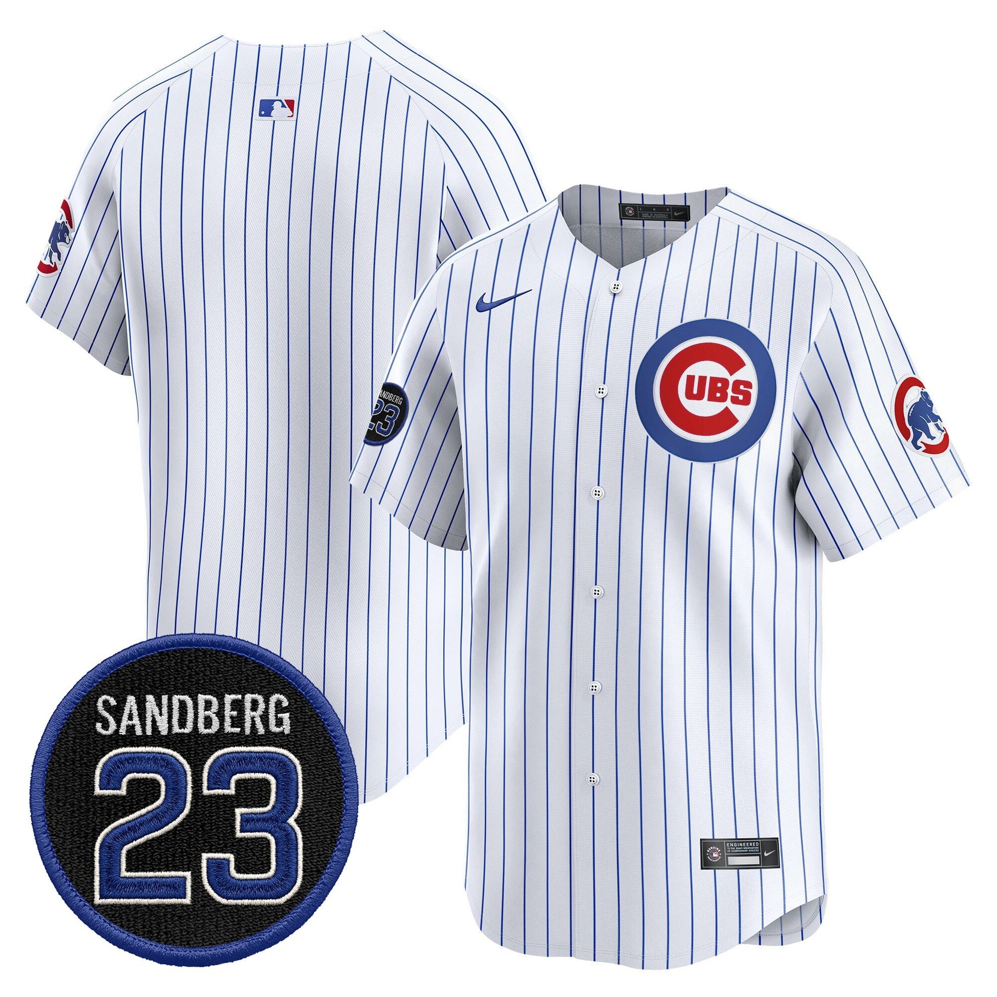 Men's Chicago Cubs 'Ryne Sandberg Tribute' Vapor Premier Limited Jersey V2 - All Stitched
