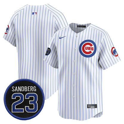 Men's Chicago Cubs 'Ryne Sandberg Tribute' Vapor Premier Limited Jersey V2 - All Stitched