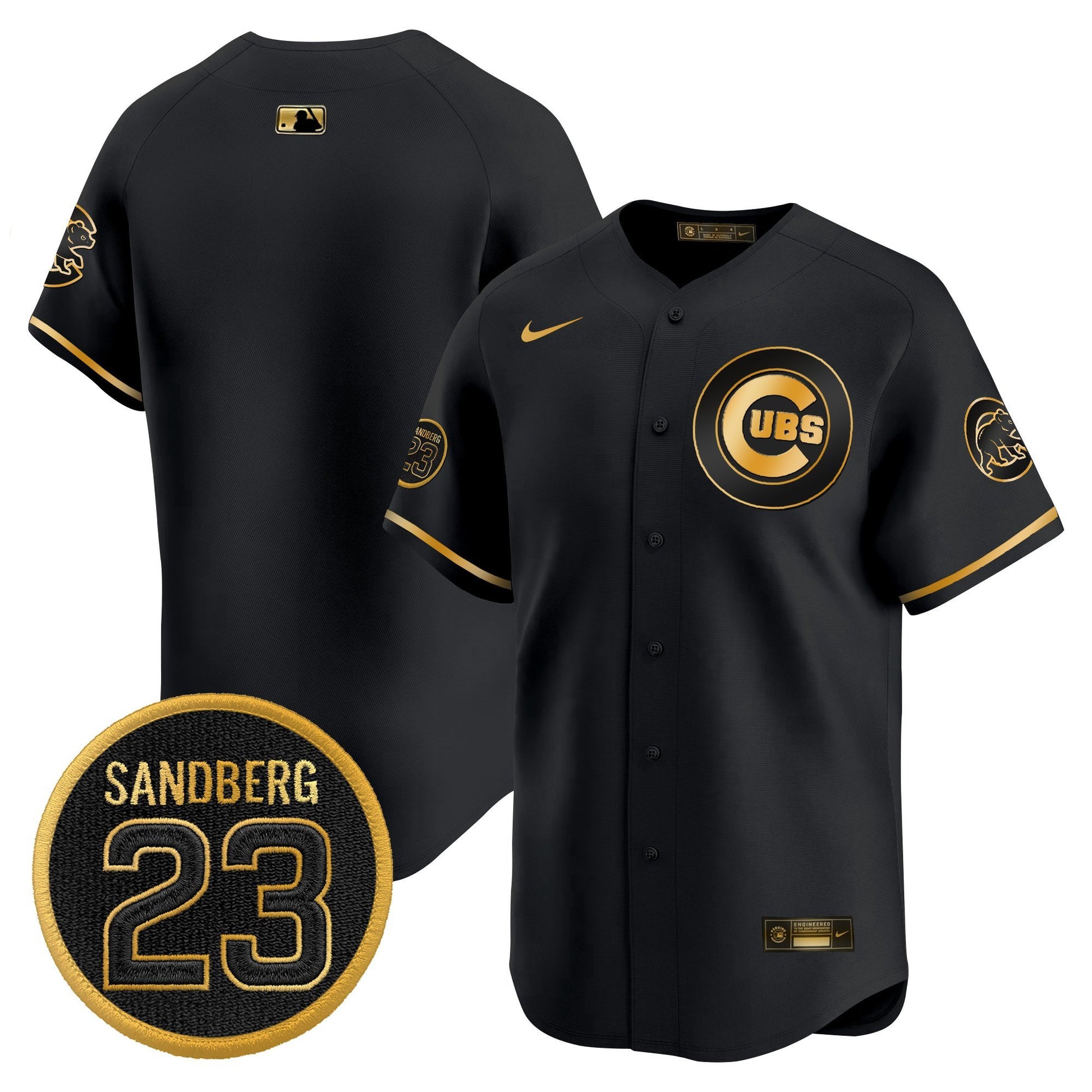 Men's Chicago Cubs 'Ryne Sandberg Tribute' Vapor Premier Limited Jersey V2 - All Stitched