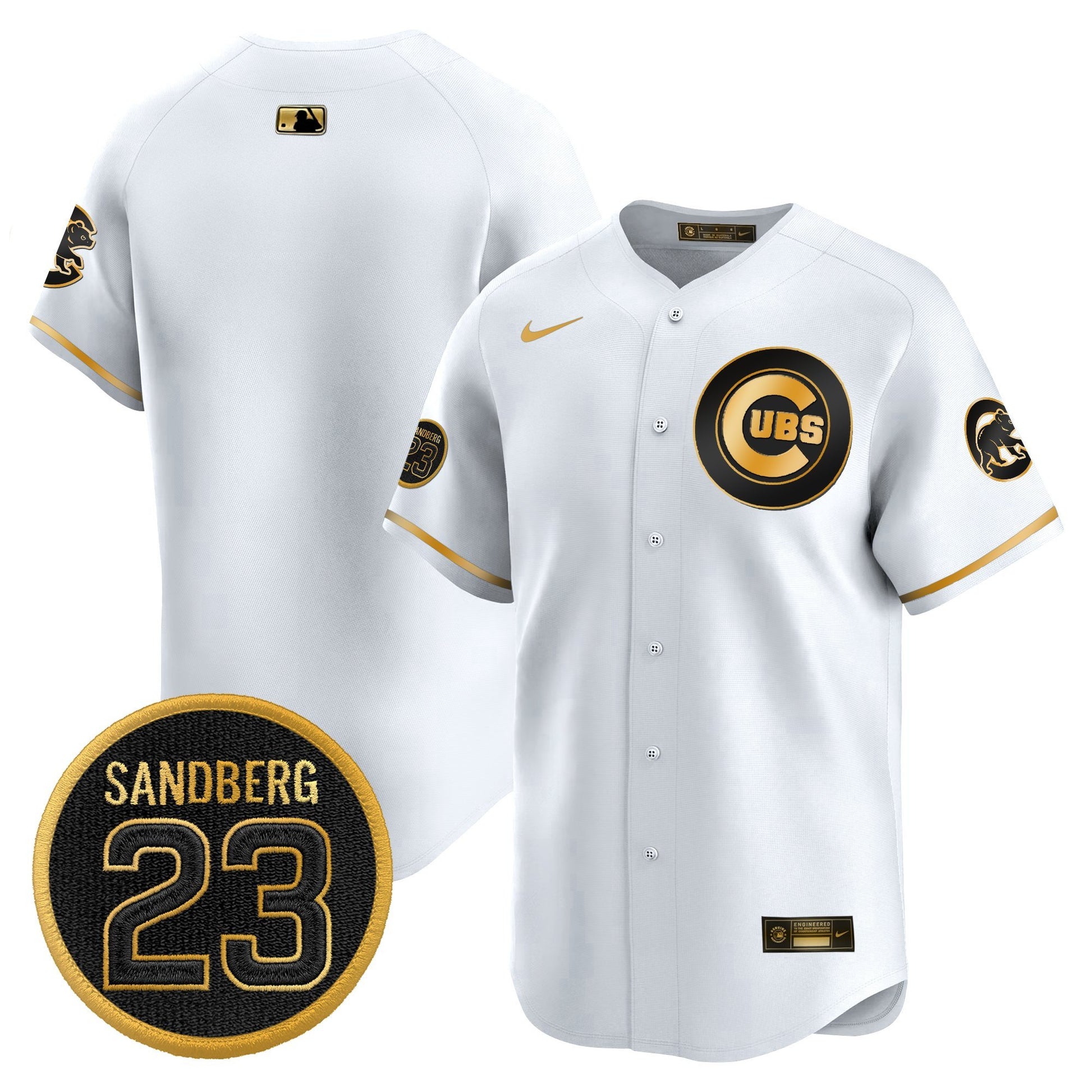 Men's Chicago Cubs 'Ryne Sandberg Tribute' Vapor Premier Limited Jersey V2 - All Stitched