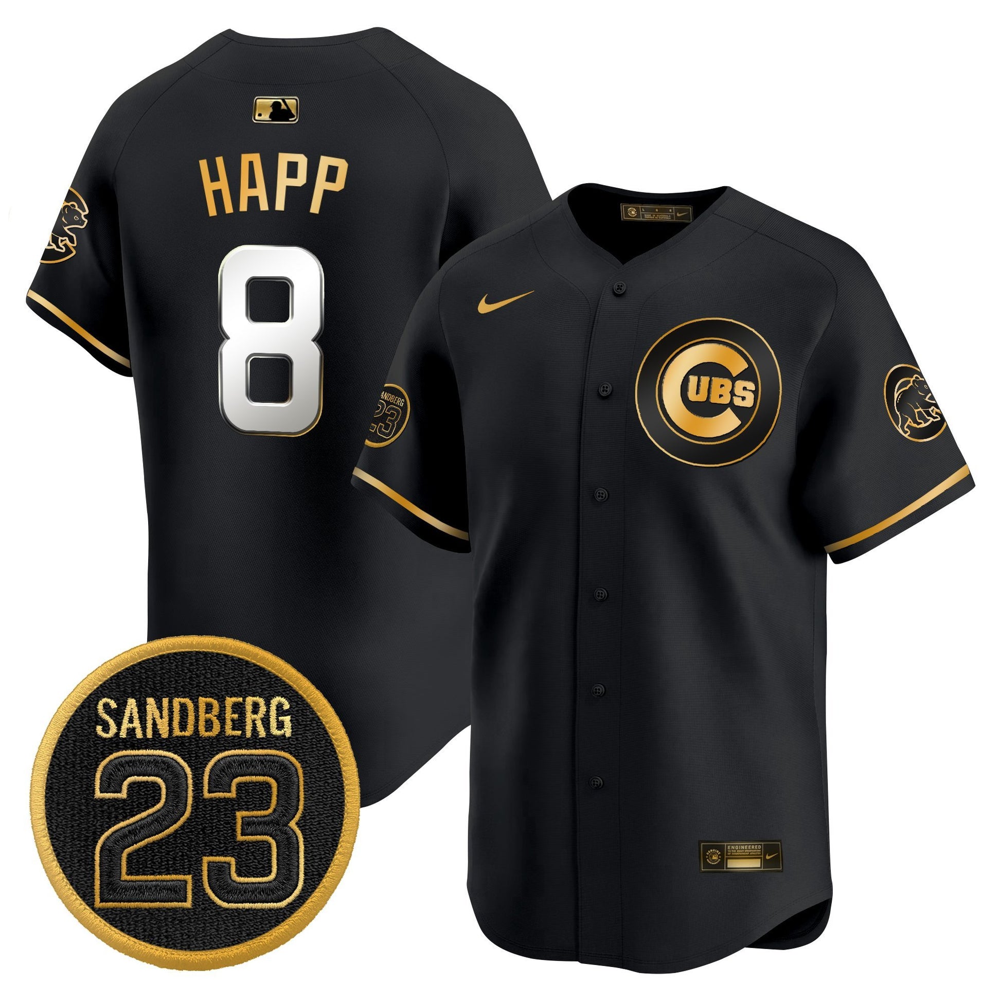 Men's Chicago Cubs 'Ryne Sandberg Tribute' Vapor Premier Limited Jersey V2 - All Stitched