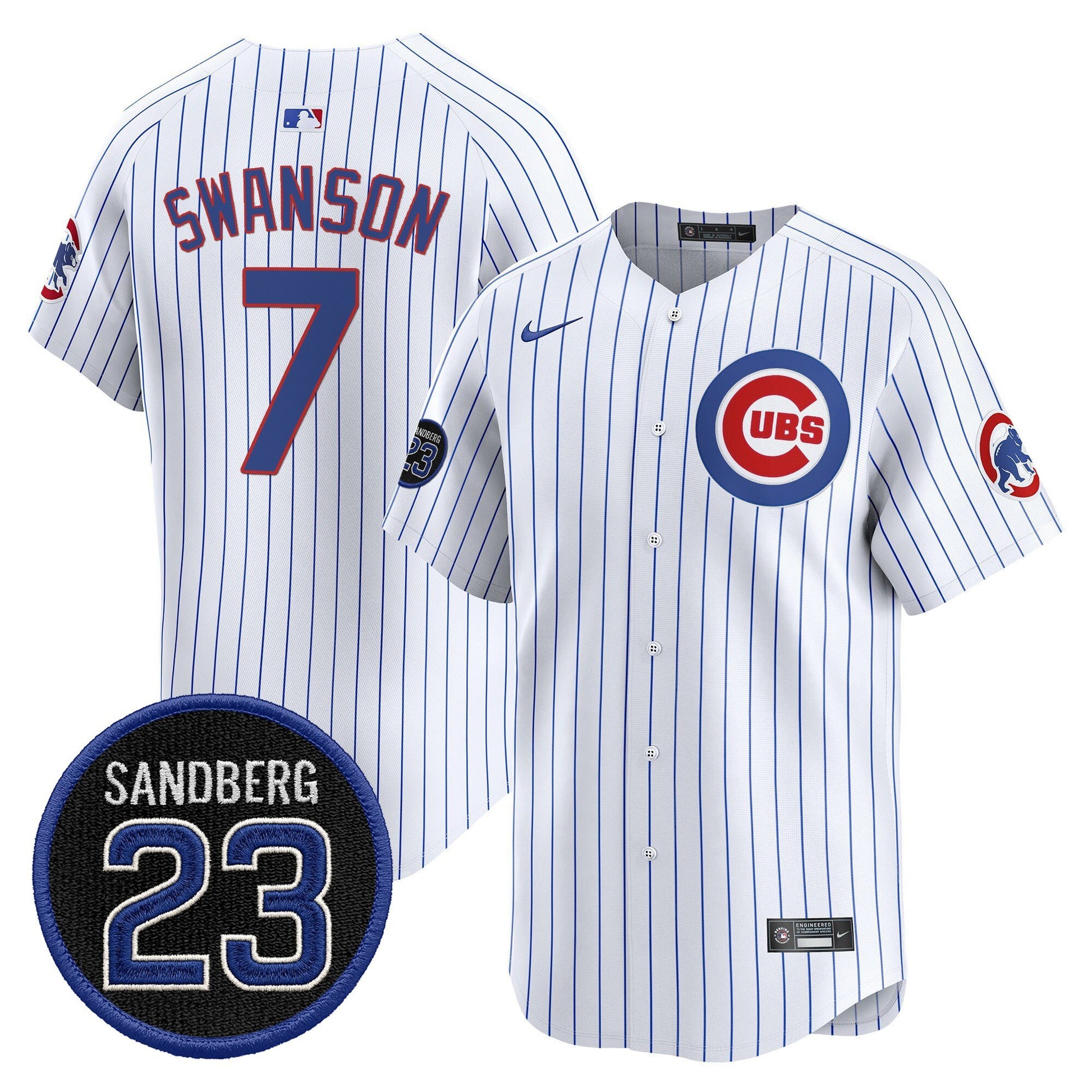Men's Chicago Cubs 'Ryne Sandberg Tribute' Vapor Premier Limited Jersey V2 - All Stitched