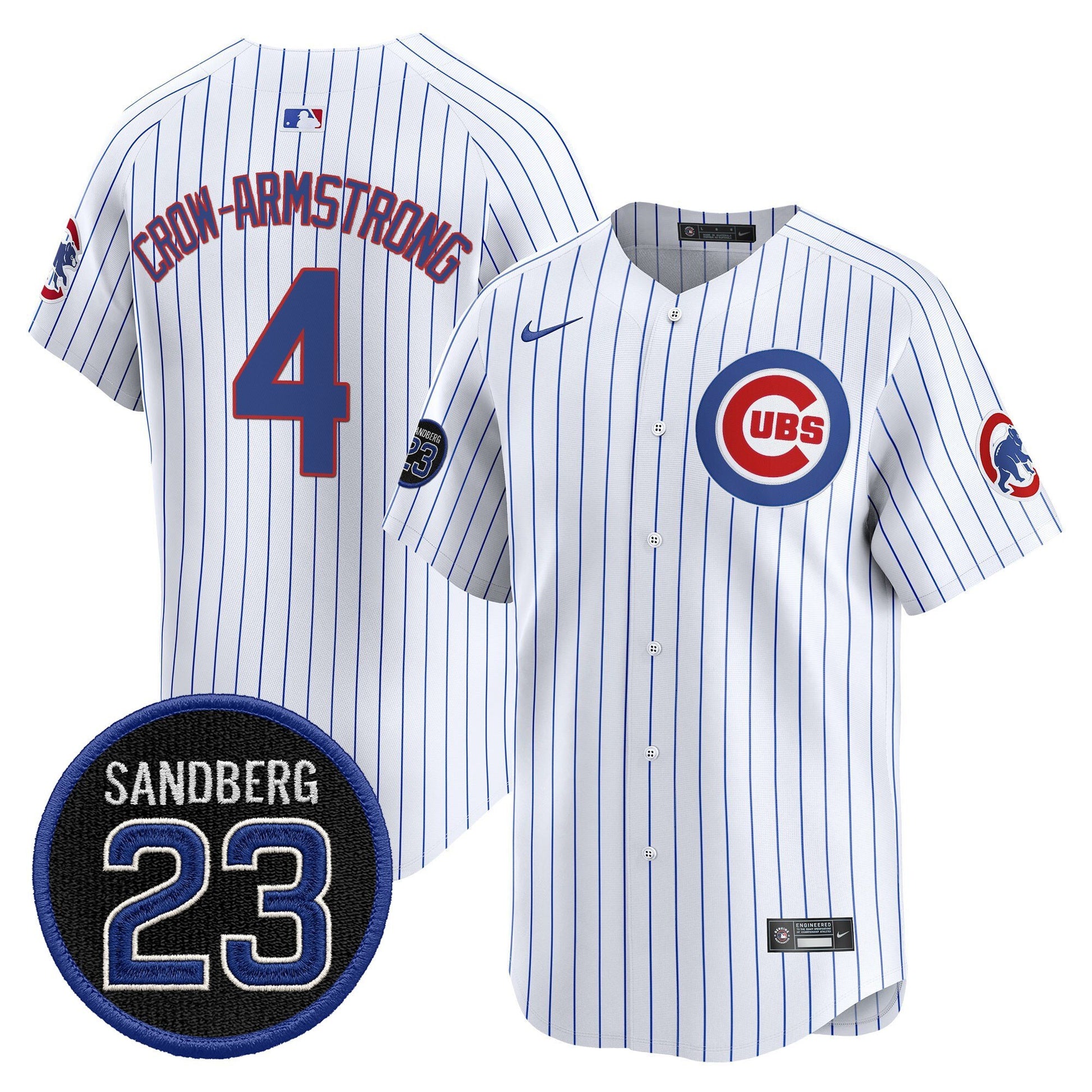 Men's Chicago Cubs 'Ryne Sandberg Tribute' Vapor Premier Limited Jersey V2 - All Stitched