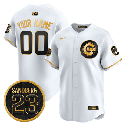 Chicago Cubs 'Ryne Sandberg Tribute' Vapor Premier Limited Custom Jersey V2 - All Stitched