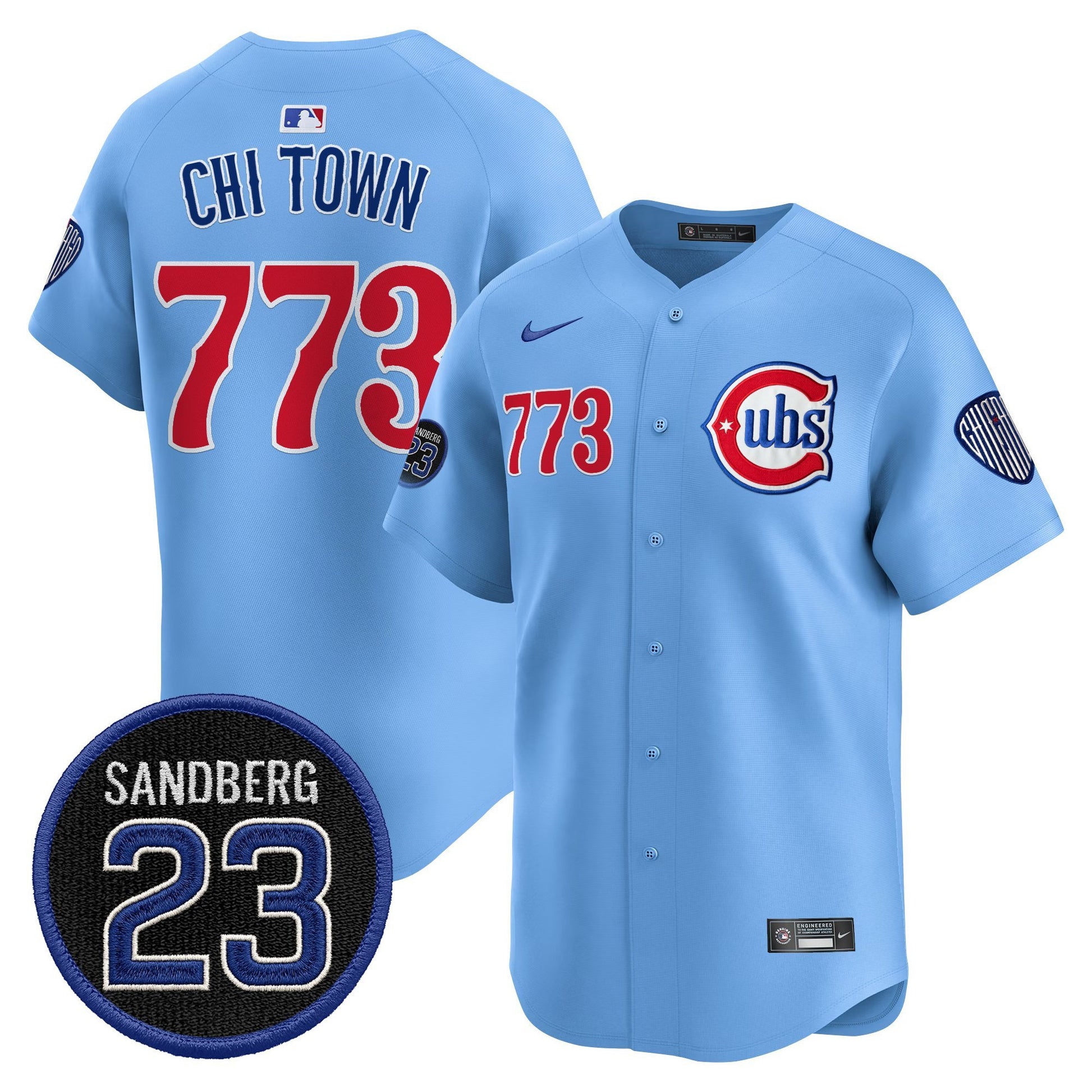 Men's Chicago Cubs 'Ryne Sandberg Tribute' Vapor Premier Limited Jersey V2 - All Stitched