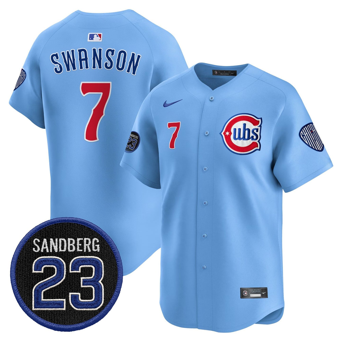 Men's Chicago Cubs 'Ryne Sandberg Tribute' Vapor Premier Limited Jersey V2 - All Stitched