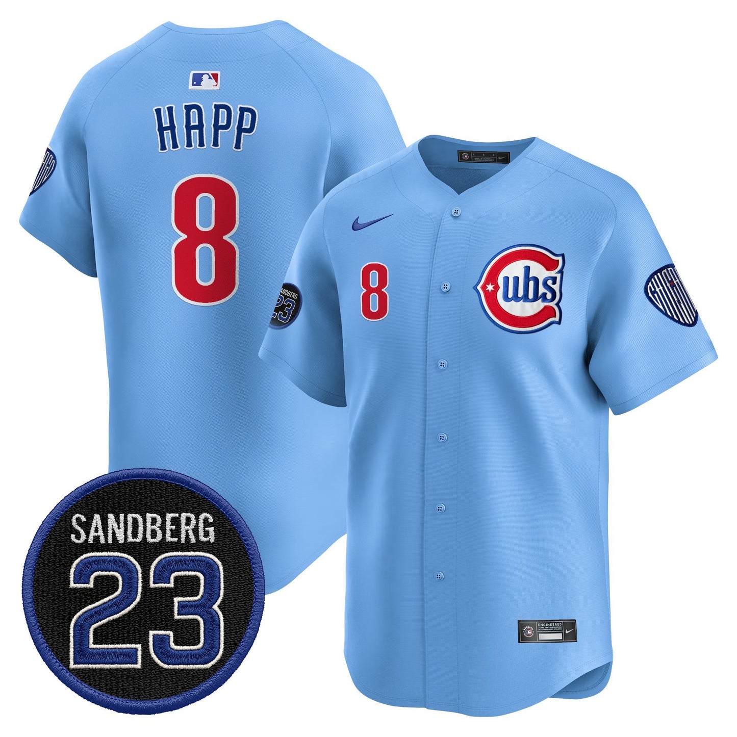 Men's Chicago Cubs 'Ryne Sandberg Tribute' Vapor Premier Limited Jersey V2 - All Stitched