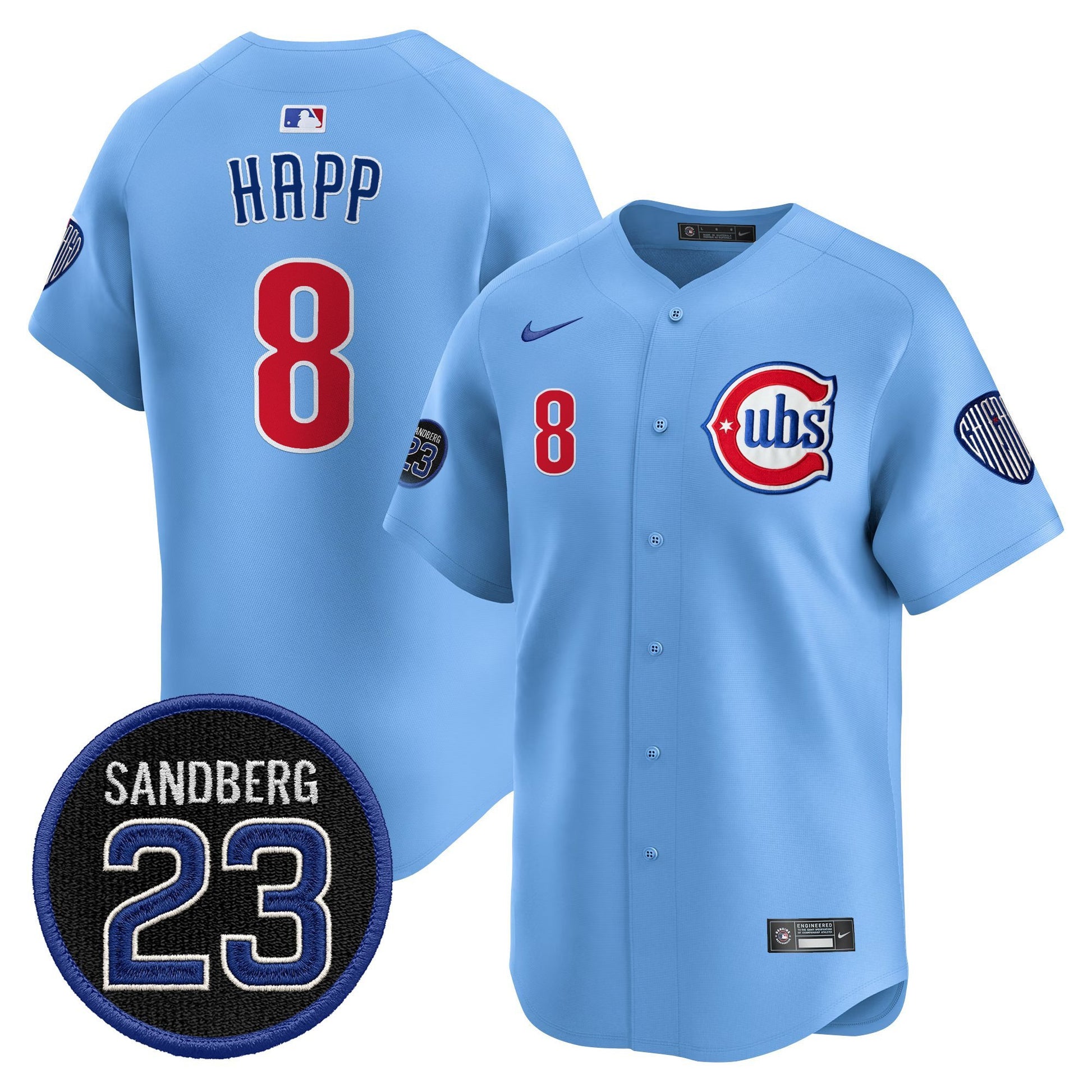 Men's Chicago Cubs 'Ryne Sandberg Tribute' Vapor Premier Limited Jersey V2 - All Stitched
