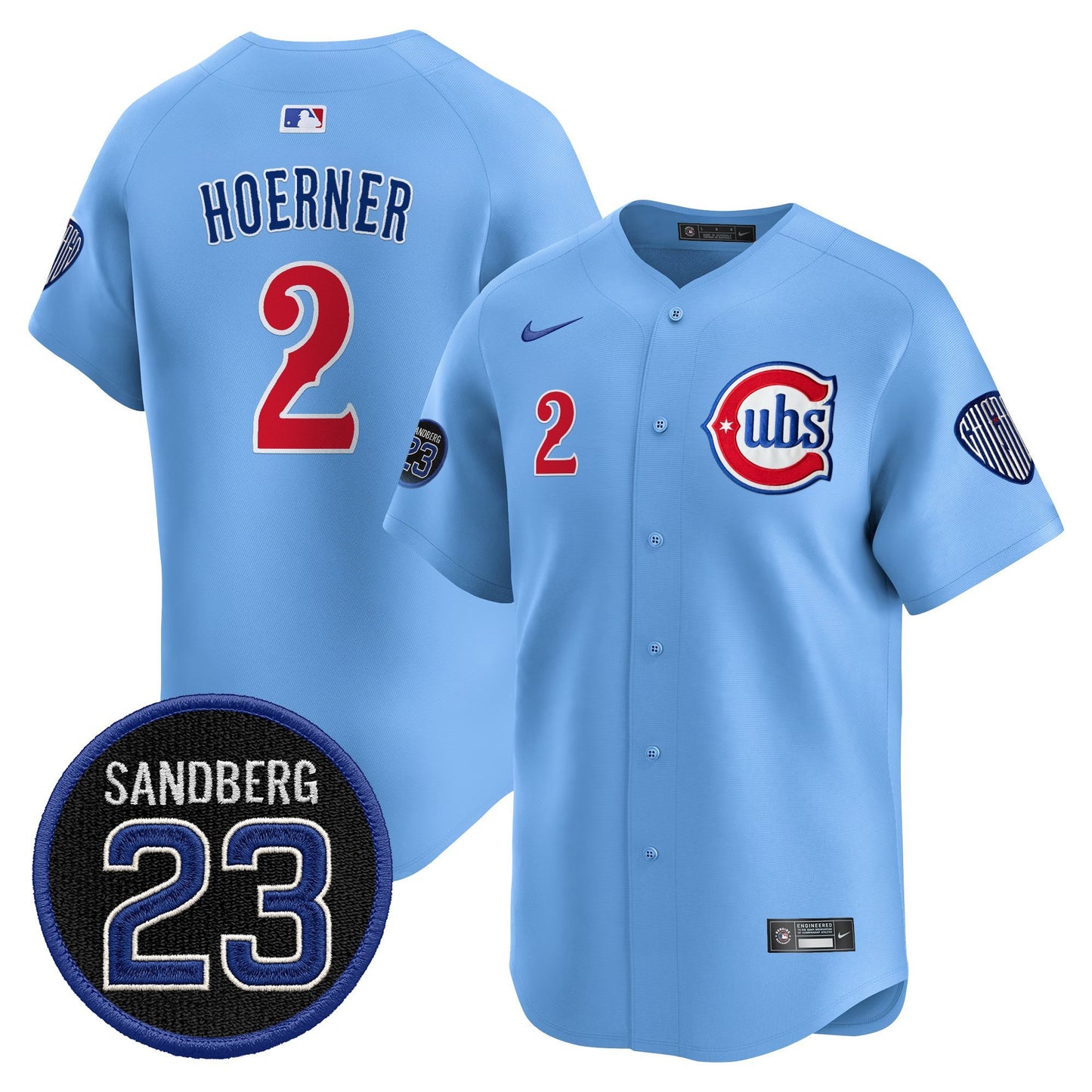Men's Chicago Cubs 'Ryne Sandberg Tribute' Vapor Premier Limited Jersey V2 - All Stitched