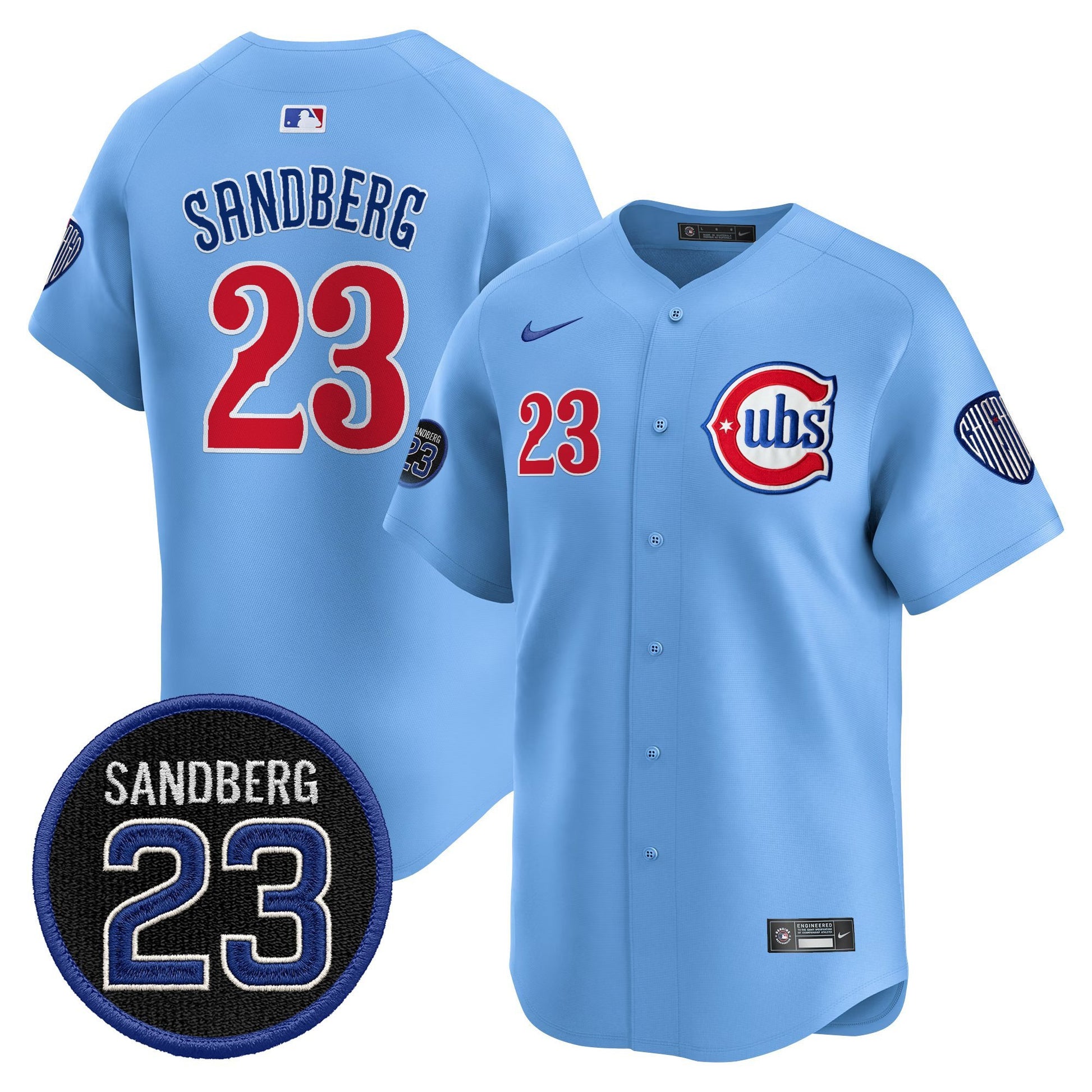 Men's Chicago Cubs 'Ryne Sandberg Tribute' Vapor Premier Limited Jersey V2 - All Stitched