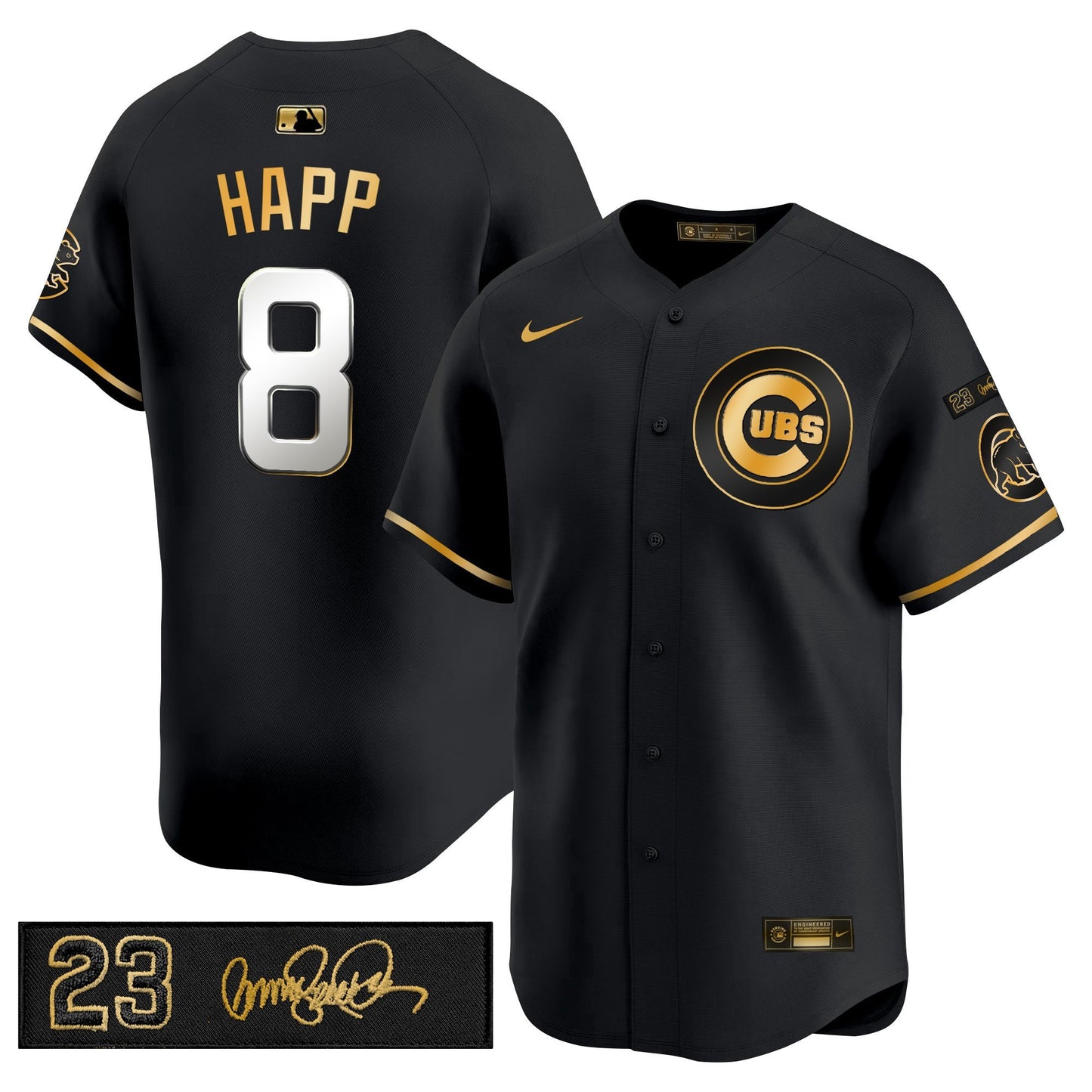 Men's Chicago Cubs 'Ryne Sandberg Tribute' Vapor Premier Limited Jersey V3 - All Stitched