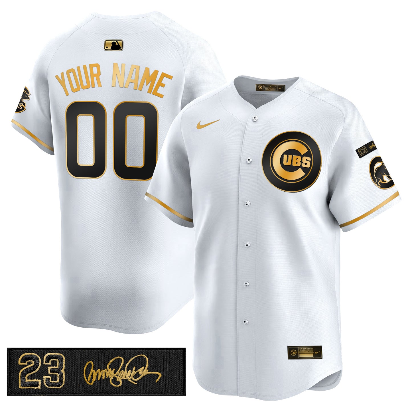 Chicago Cubs 'Ryne Sandberg Tribute' Vapor Premier Limited Custom Jersey V3 - All Stitched