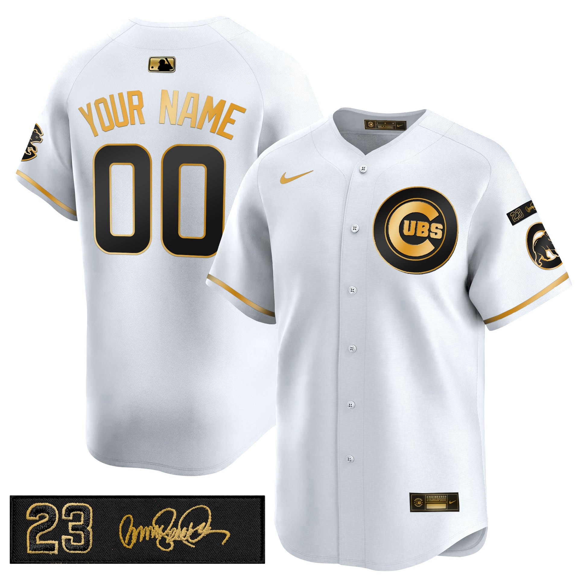 Chicago Cubs 'Ryne Sandberg Tribute' Vapor Premier Limited Custom Jersey V3 - All Stitched