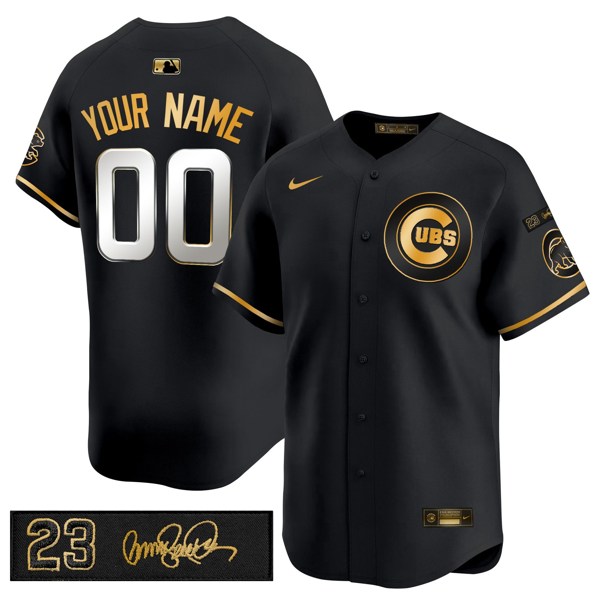Chicago Cubs 'Ryne Sandberg Tribute' Vapor Premier Limited Custom Jersey V3 - All Stitched