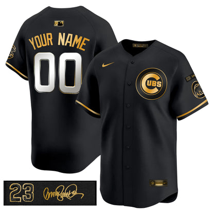 Chicago Cubs 'Ryne Sandberg Tribute' Vapor Premier Limited Custom Jersey V3 - All Stitched