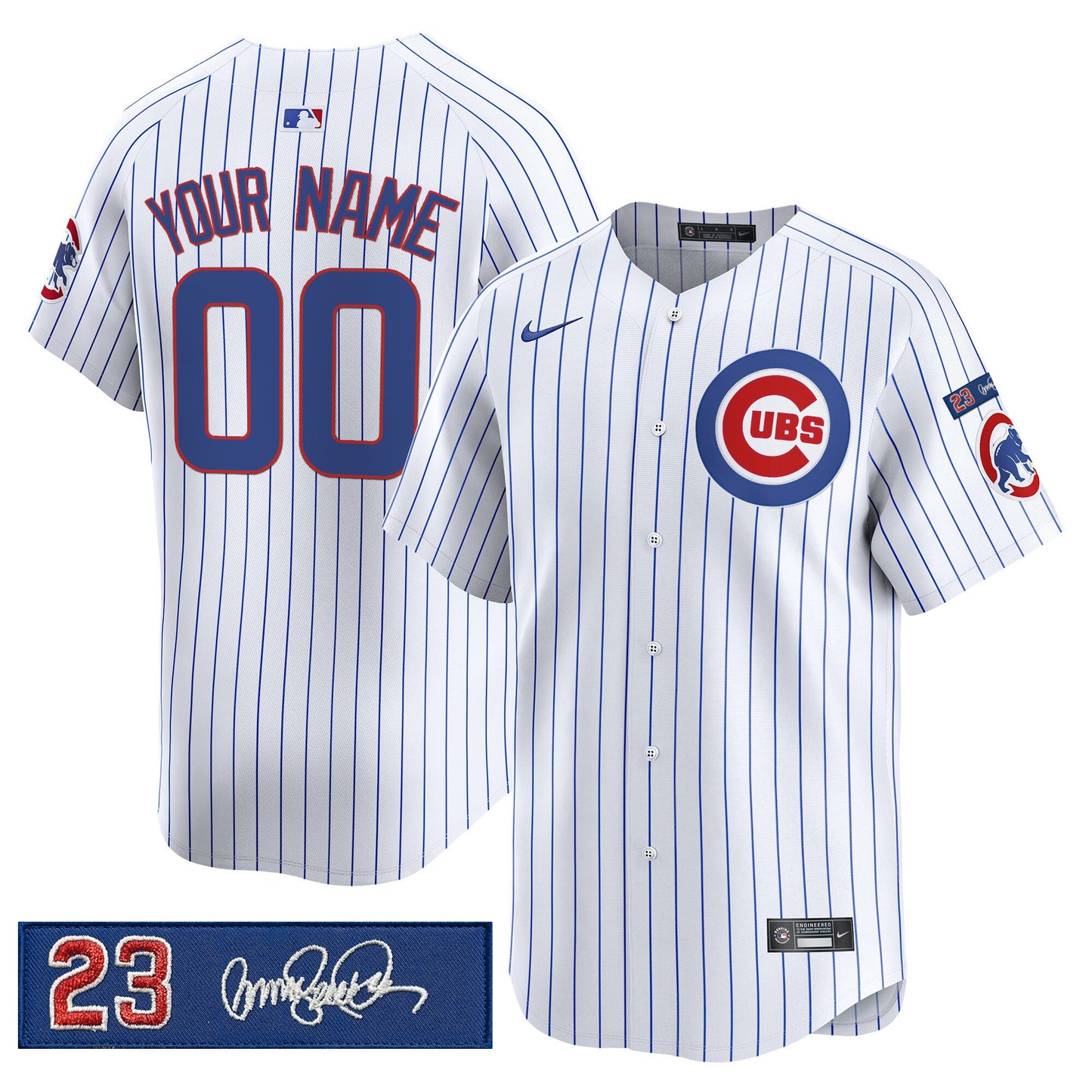 Chicago Cubs 'Ryne Sandberg Tribute' Vapor Premier Limited Custom Jersey V3 - All Stitched