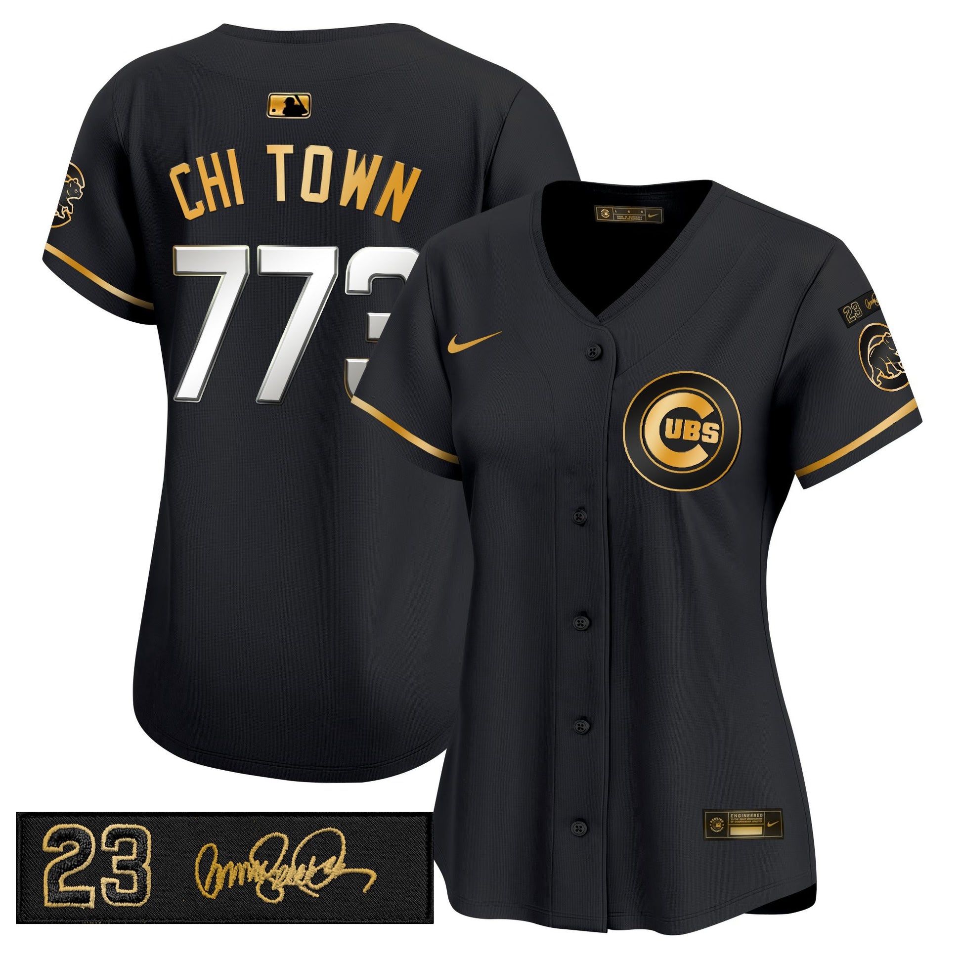 Women's Chicago Cubs 'Ryne Sandberg Tribute' Vapor Premier Limited Jersey V3 - All Stitched