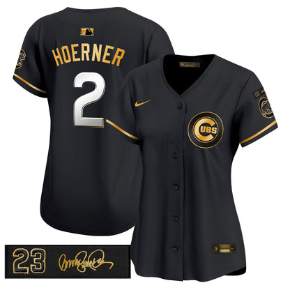 Women's Chicago Cubs 'Ryne Sandberg Tribute' Vapor Premier Limited Jersey V3 - All Stitched