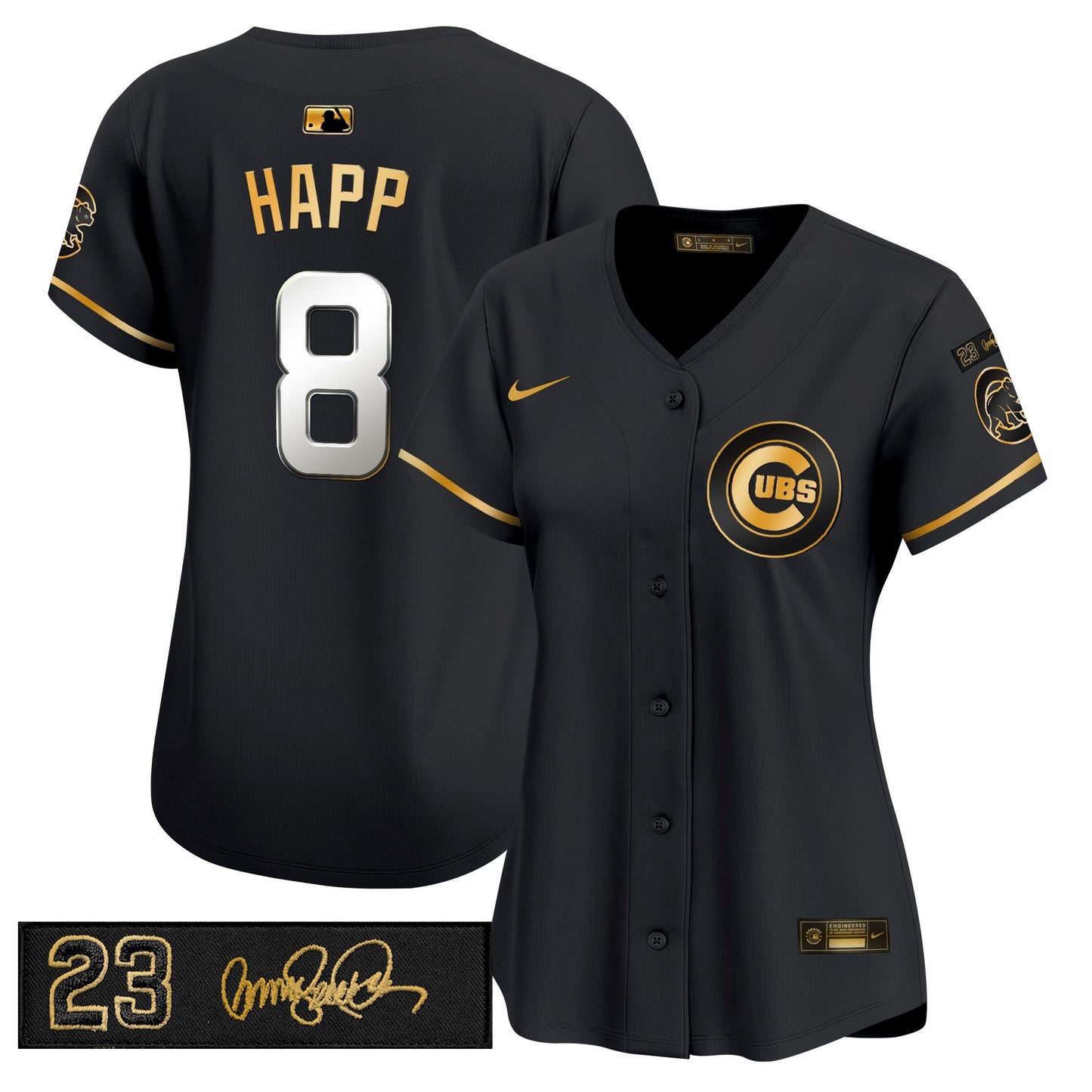 Women's Chicago Cubs 'Ryne Sandberg Tribute' Vapor Premier Limited Jersey V3 - All Stitched