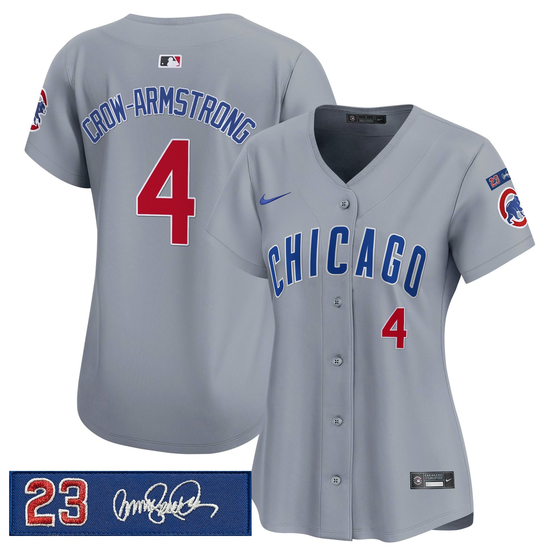 Women's Chicago Cubs 'Ryne Sandberg Tribute' Vapor Premier Limited Jersey V3 - All Stitched