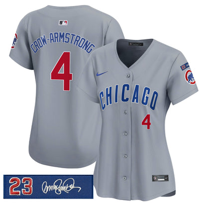Women's Chicago Cubs 'Ryne Sandberg Tribute' Vapor Premier Limited Jersey V3 - All Stitched