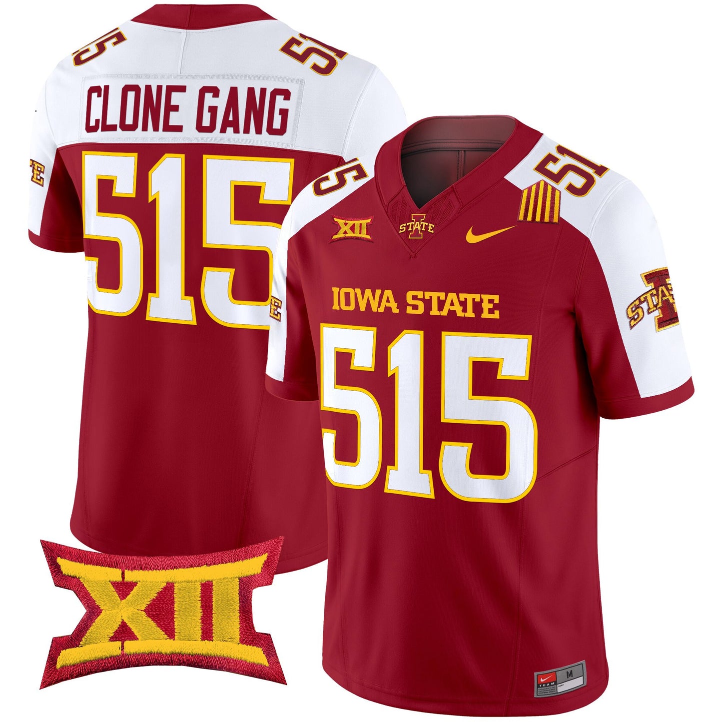 Men's Iowa State Cyclones 2025 Vapor Limited Jersey - All Stitched