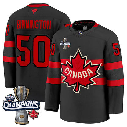 Canada 2025 4 Nations Face-Off Champions Jersey - All Stitched