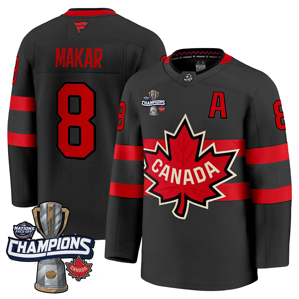 Canada 2025 4 Nations Face-Off Champions Jersey - All Stitched